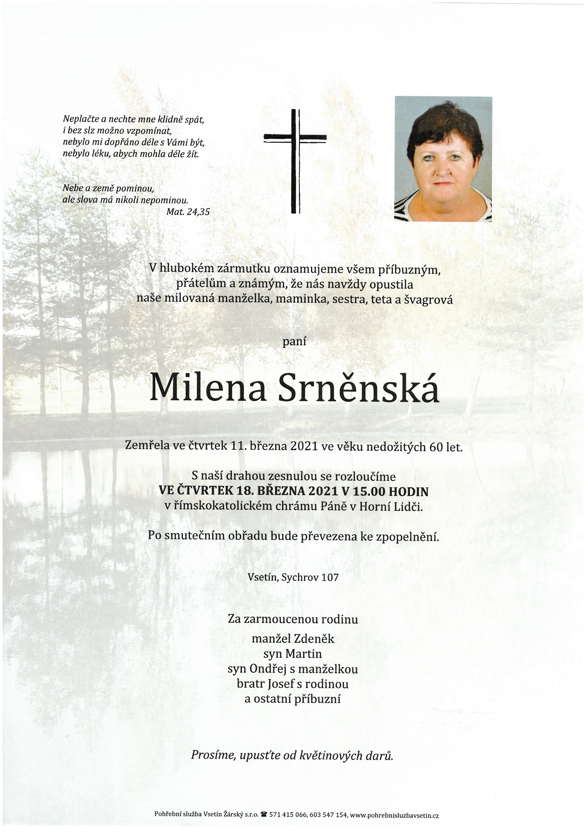 Milena Srněnská