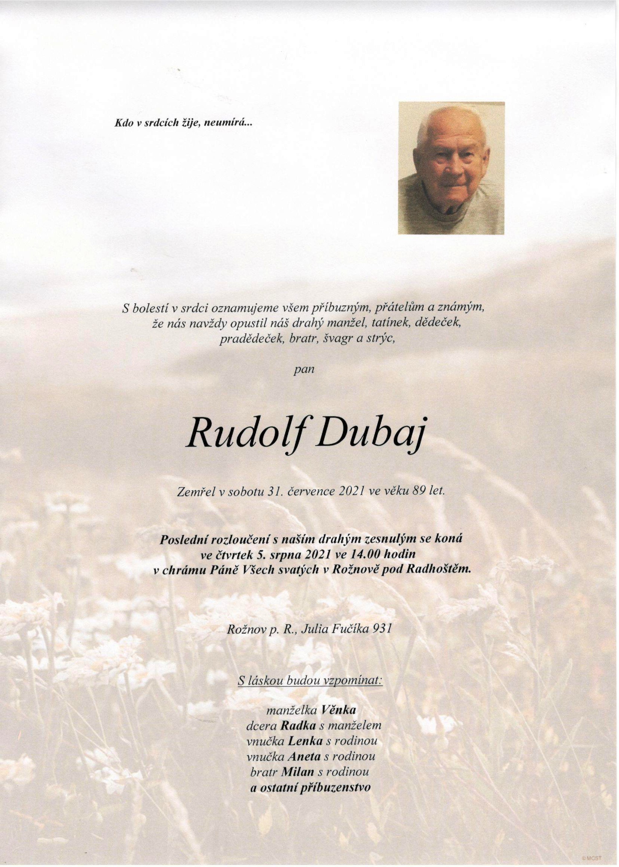 Rudolf Dubaj