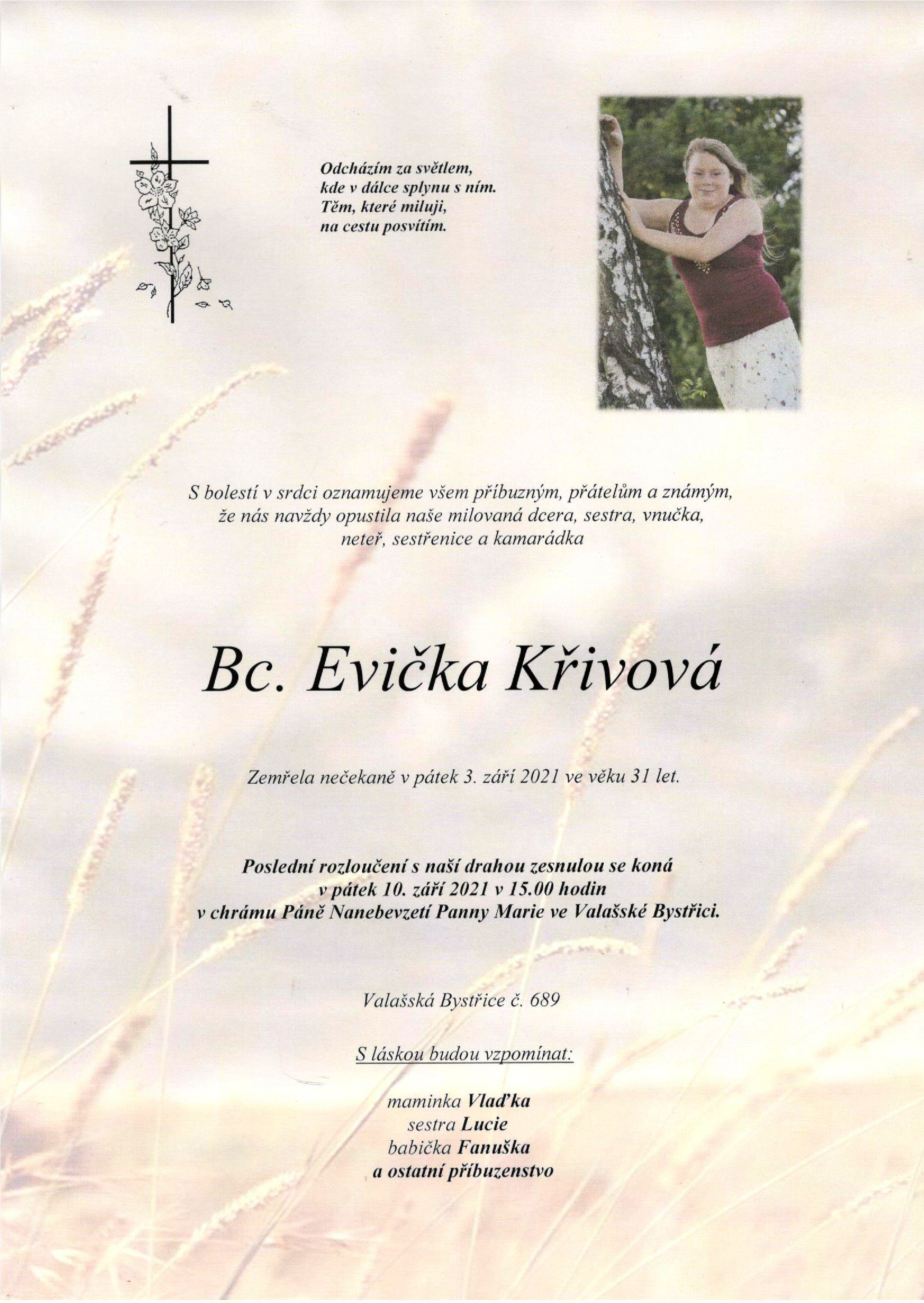 Bc. Evička Křivová