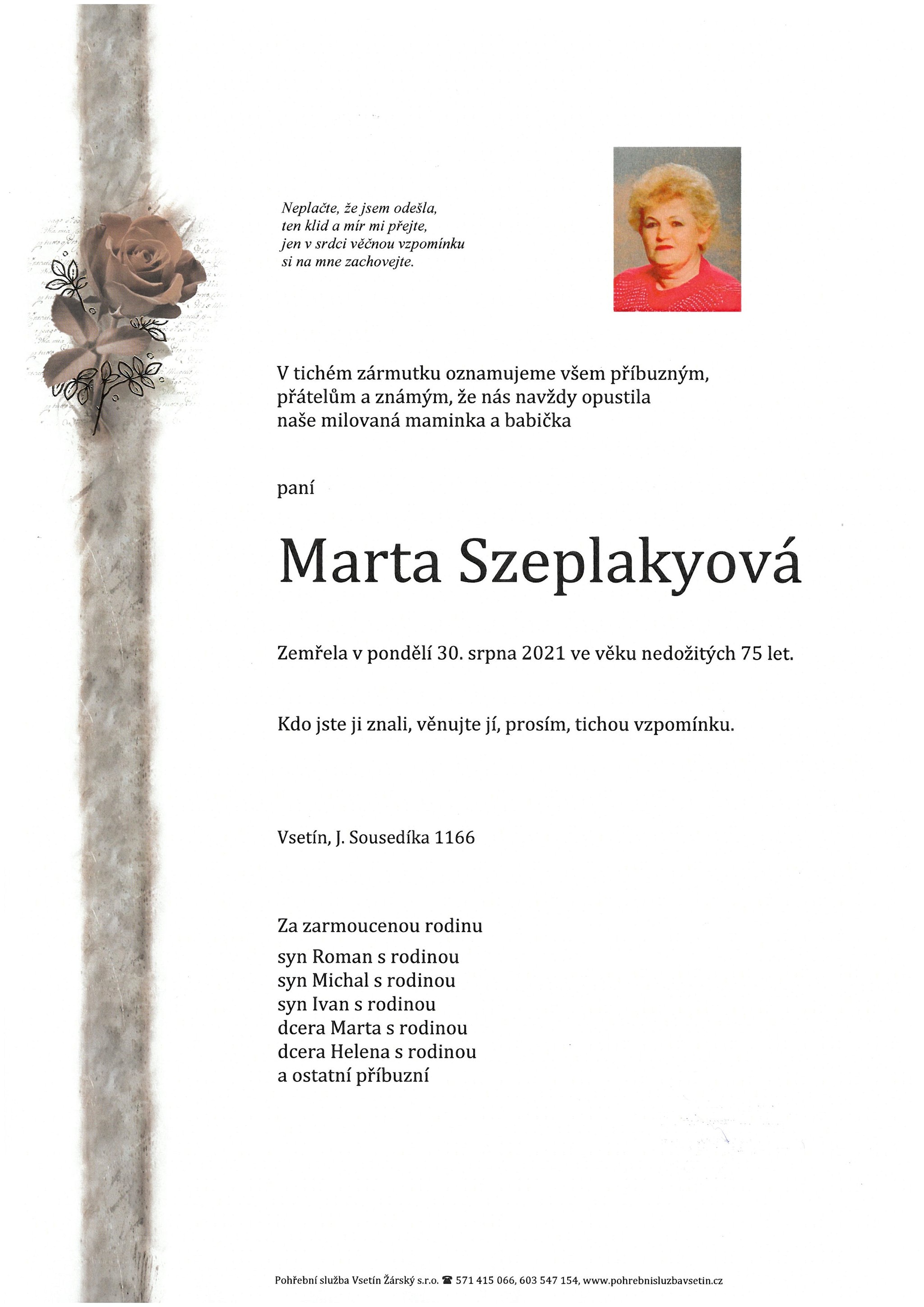 Marta Szeplakyová