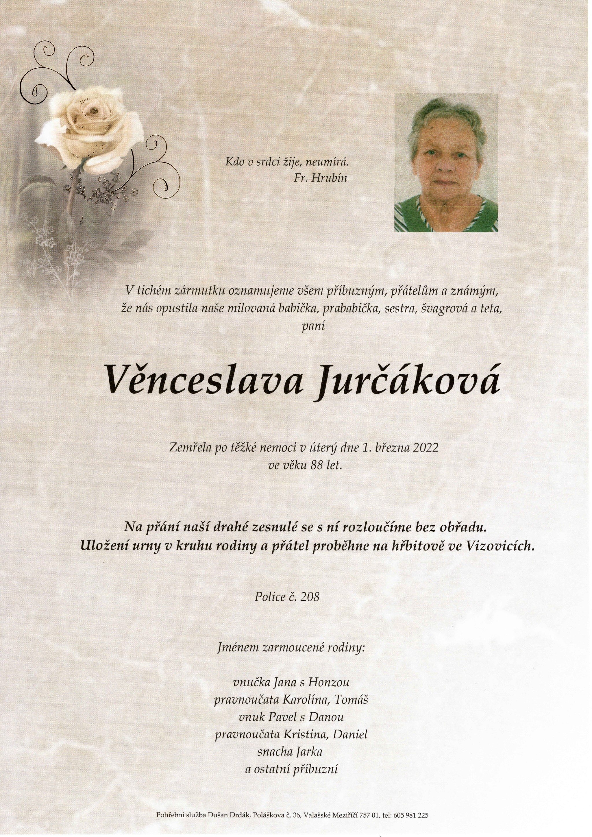 Věnceslava Jurčáková