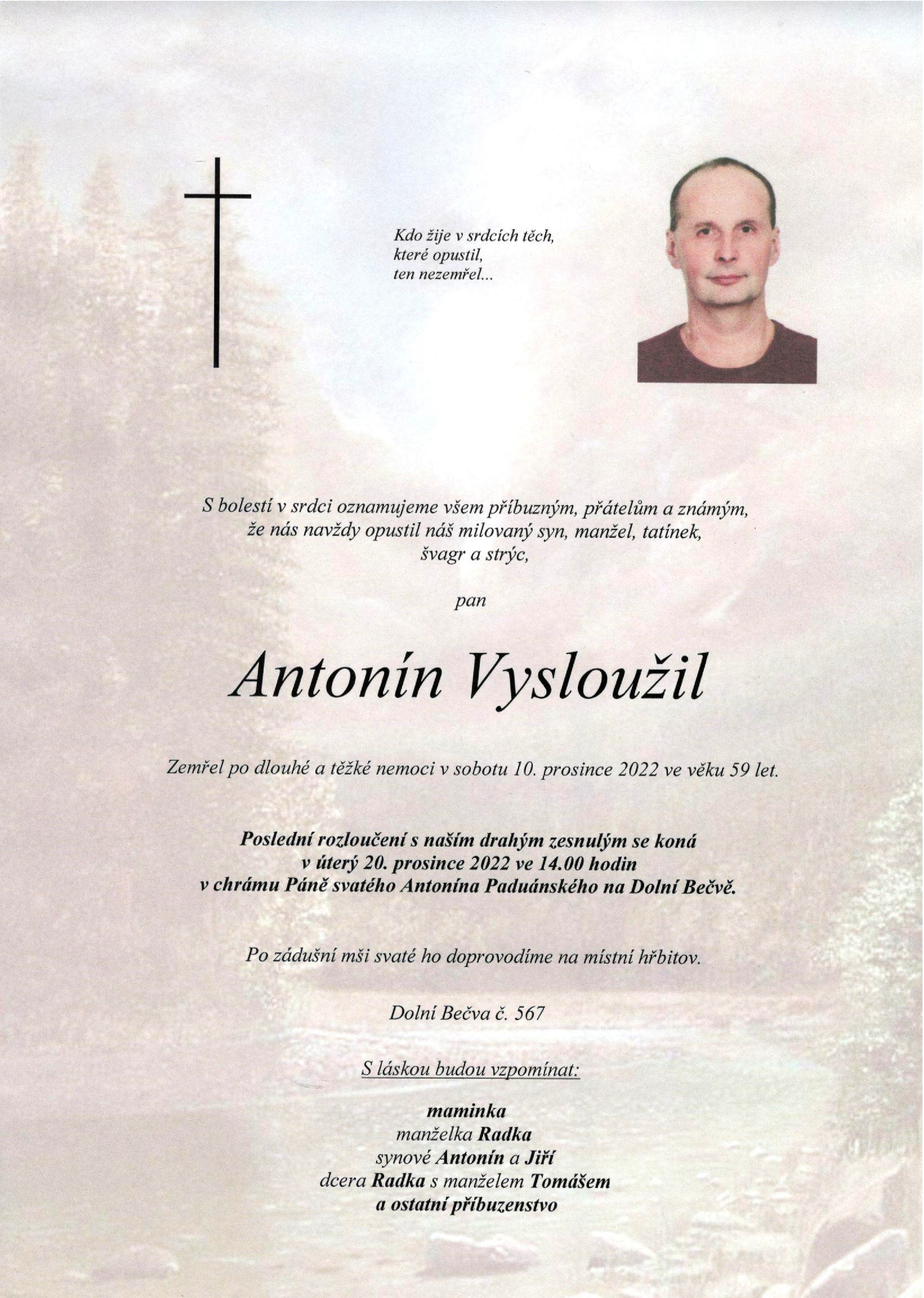 Antonín Vysloužil