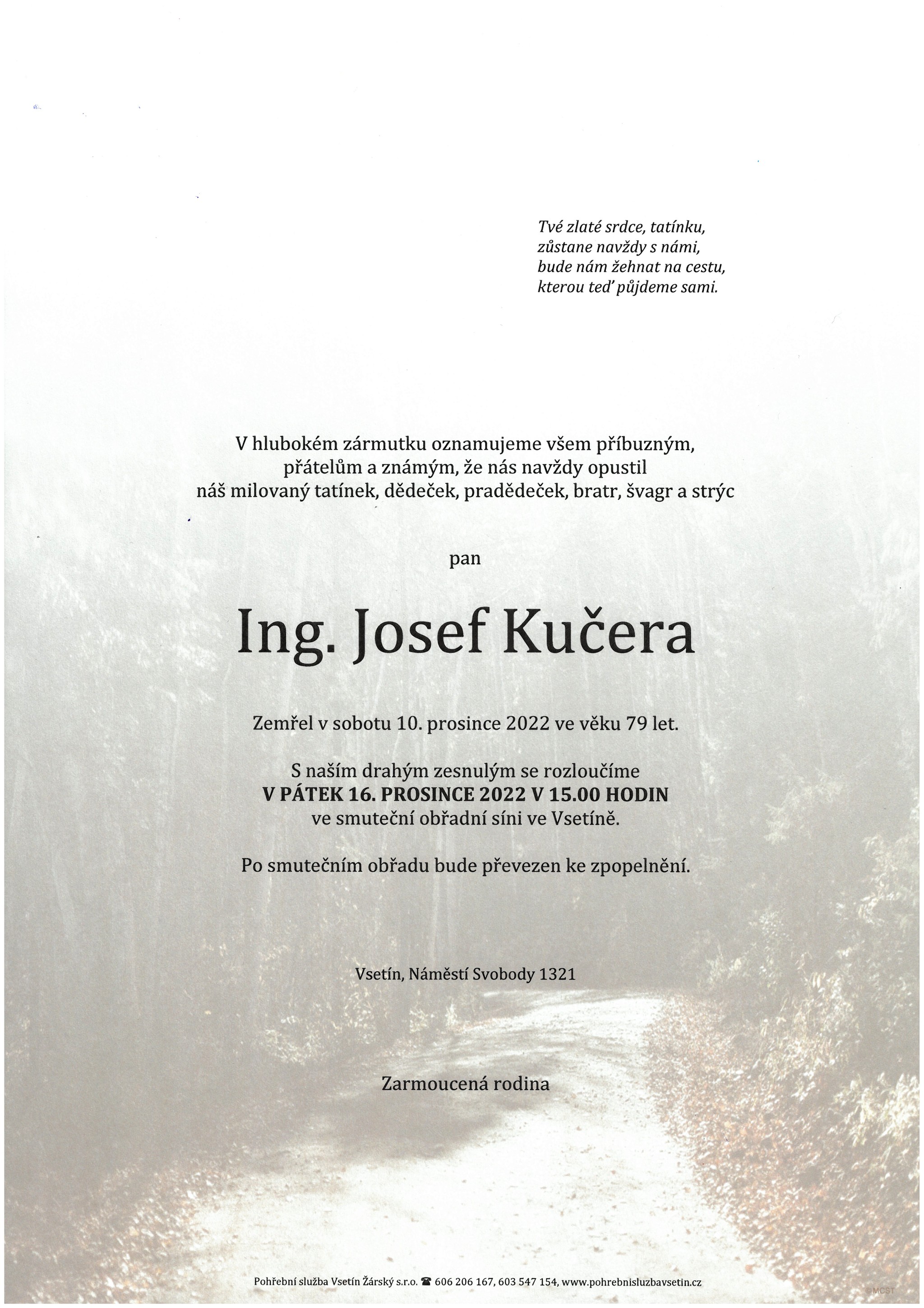 Ing. Josef Kučera