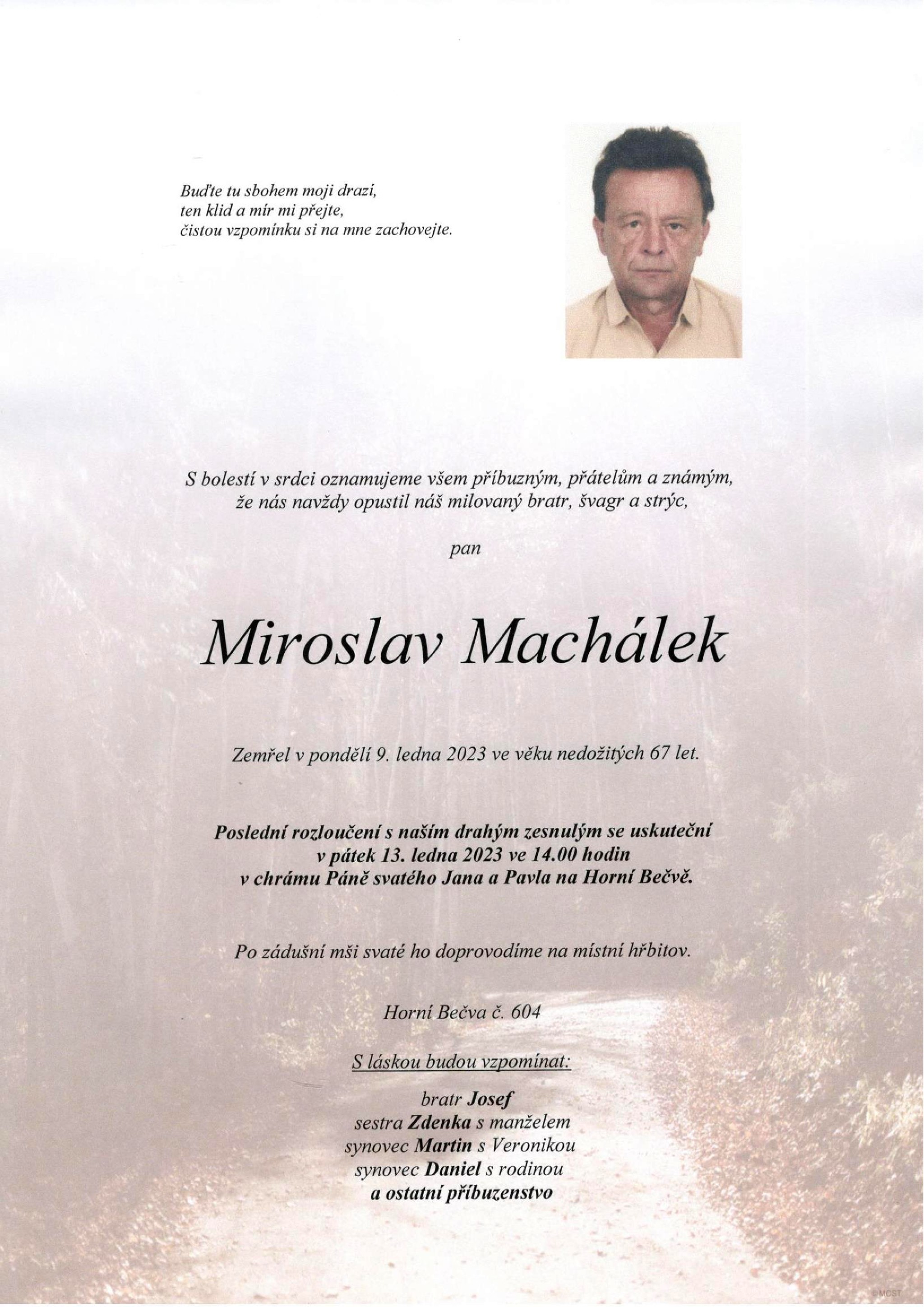 Miroslav Machálek