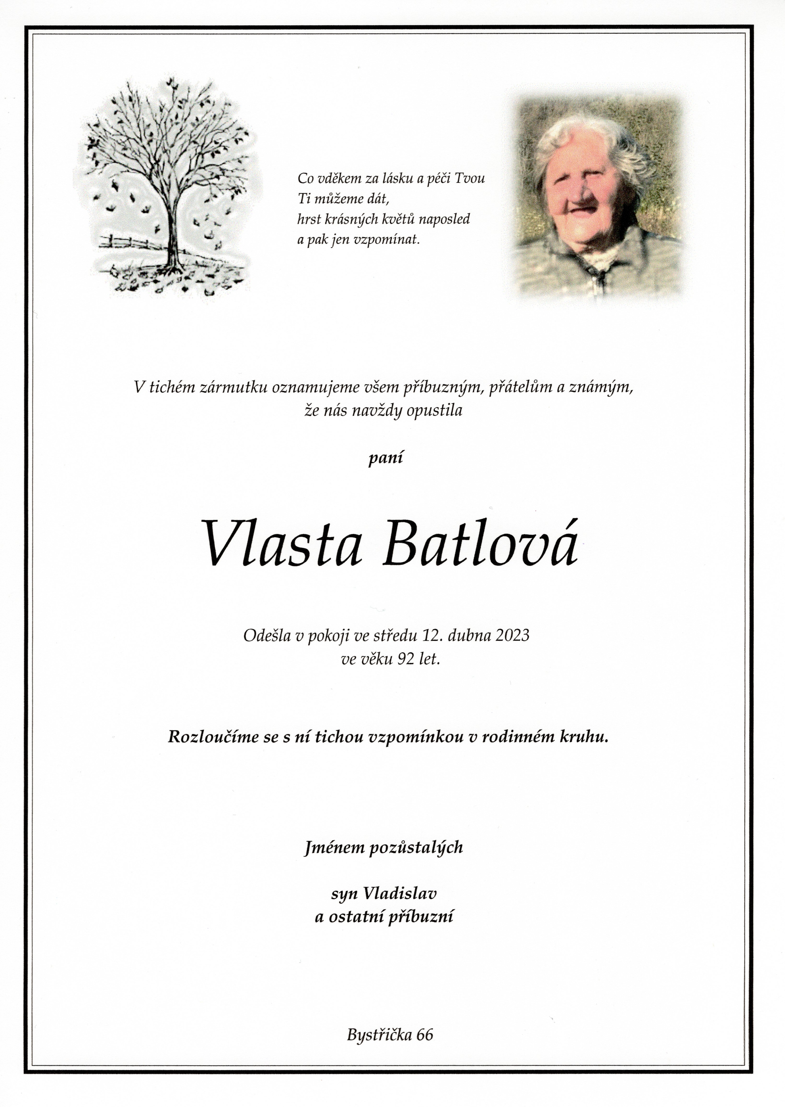 Vlasta Batlová