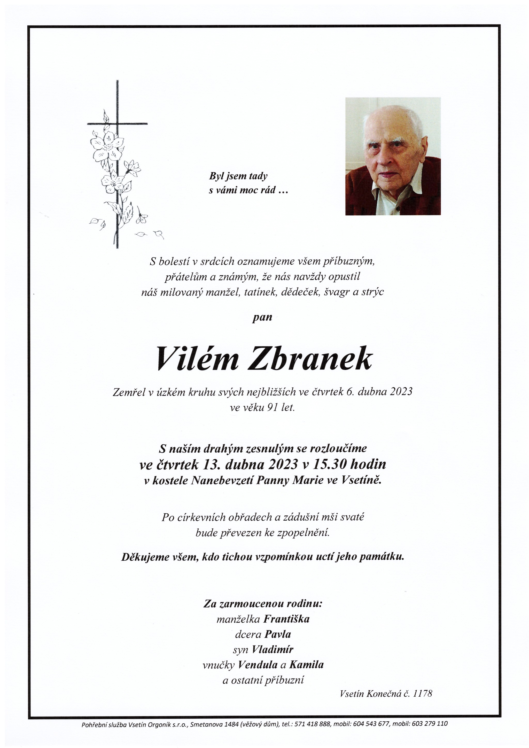 Vilém Zbranek