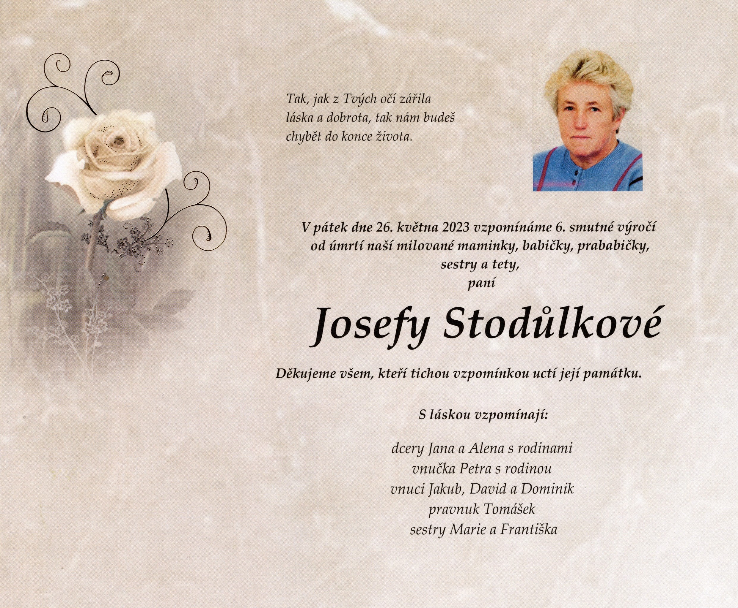 Josefa Stodůlková