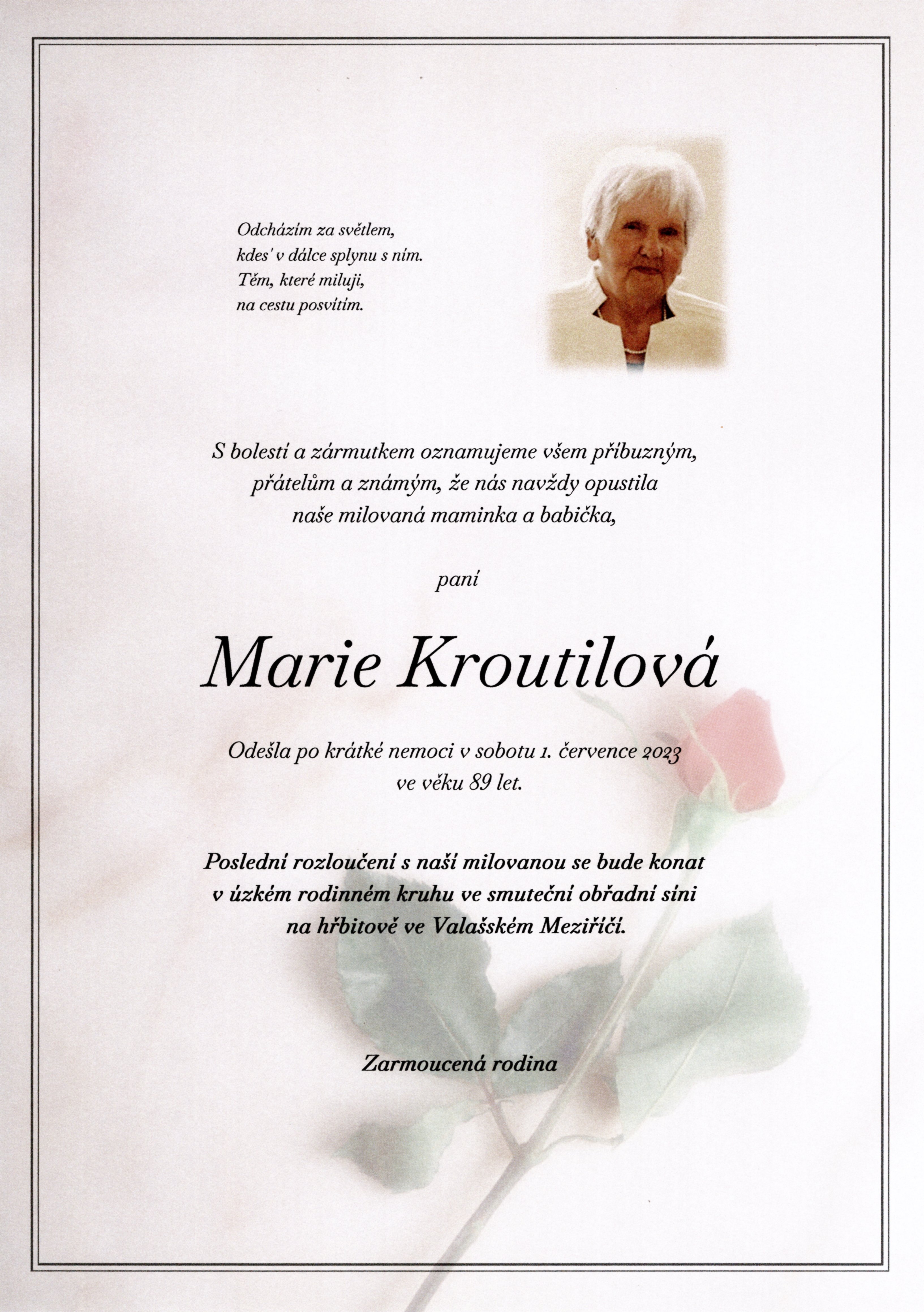 Marie Kroutilová