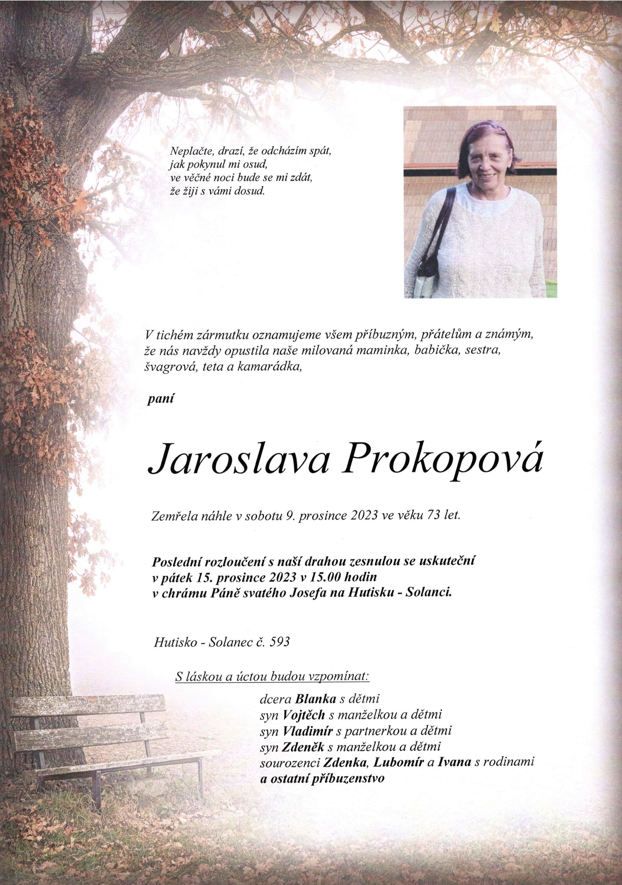 Jaroslava Prokopová