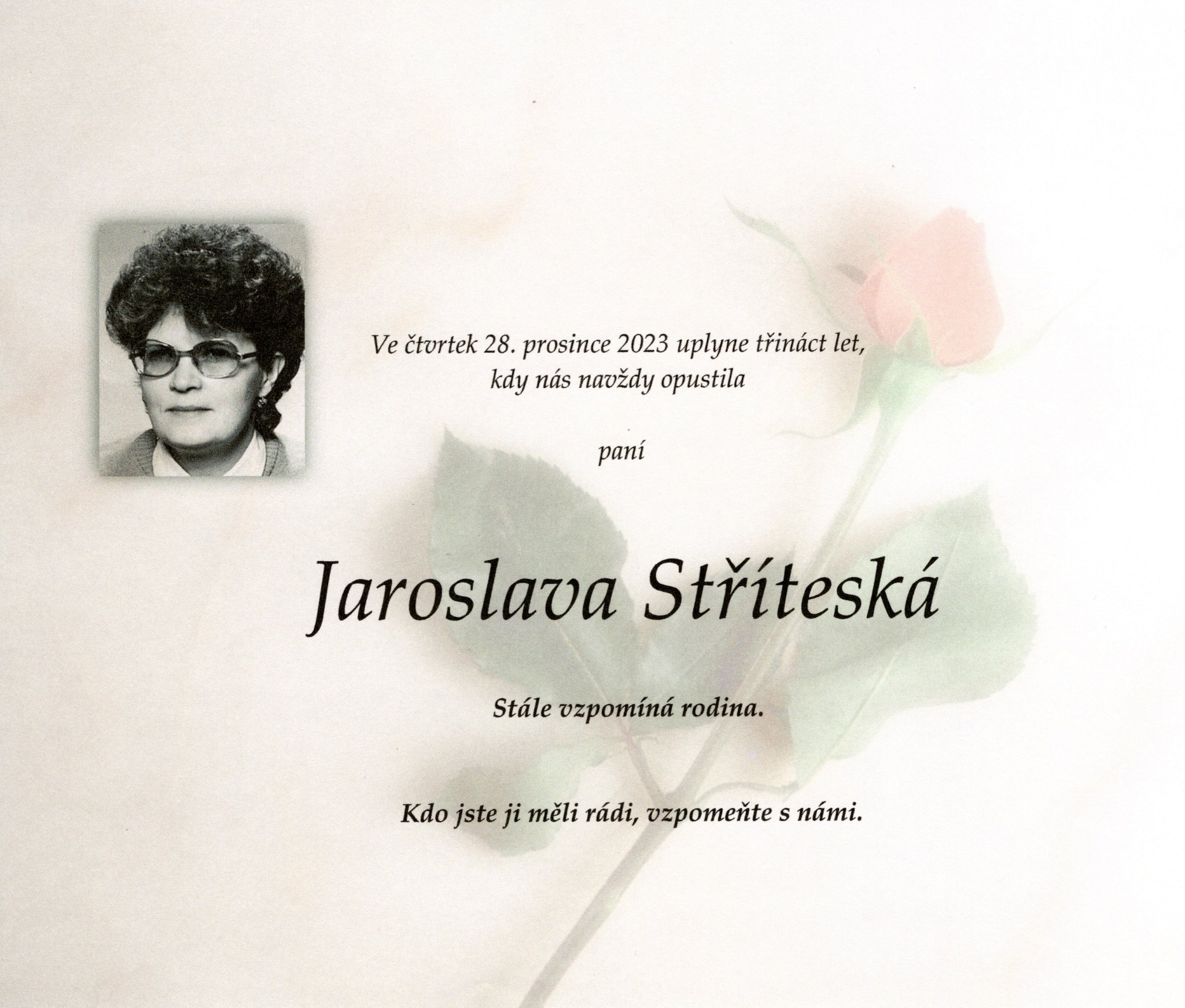 Jaroslava Stříteská