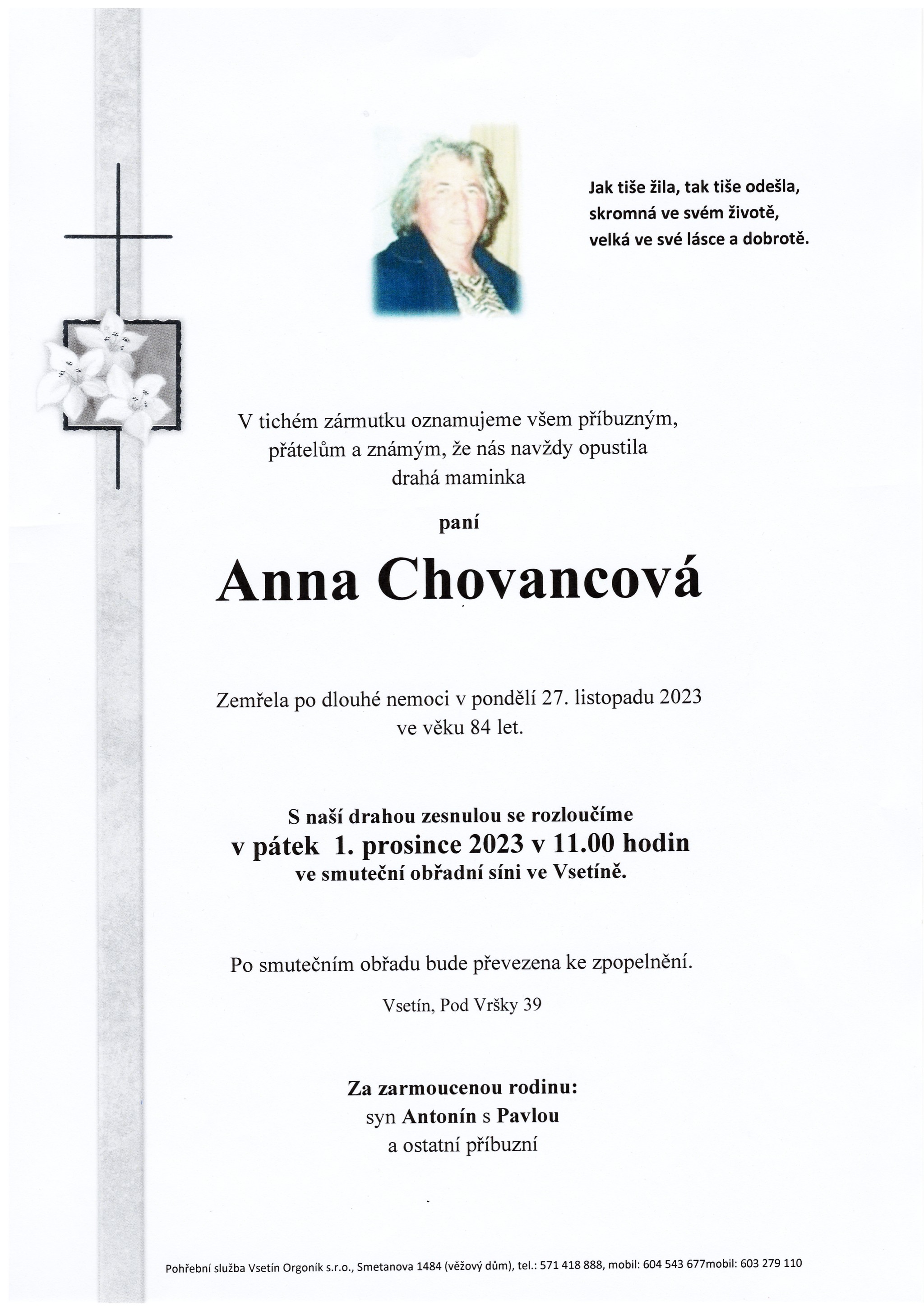 Anna Chovancová