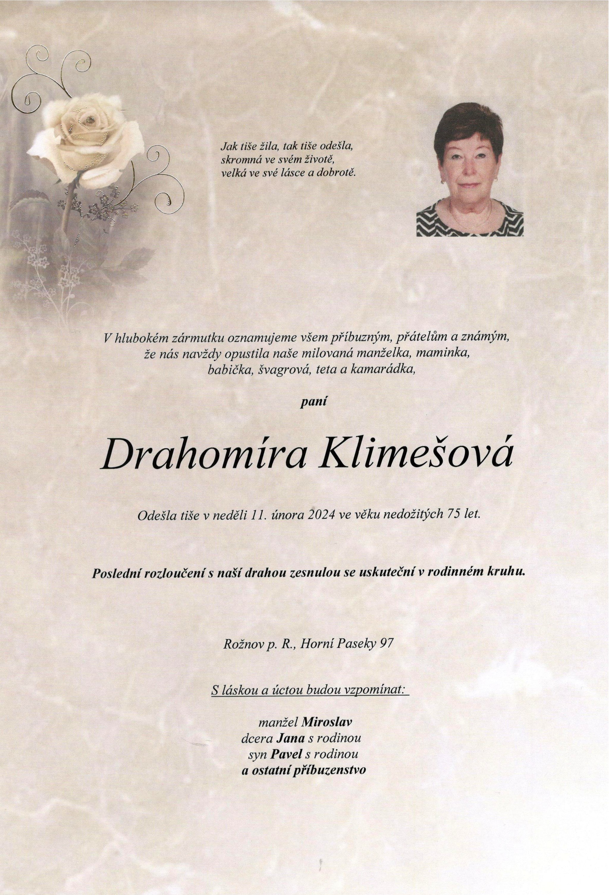 Drahomíra Klimešová