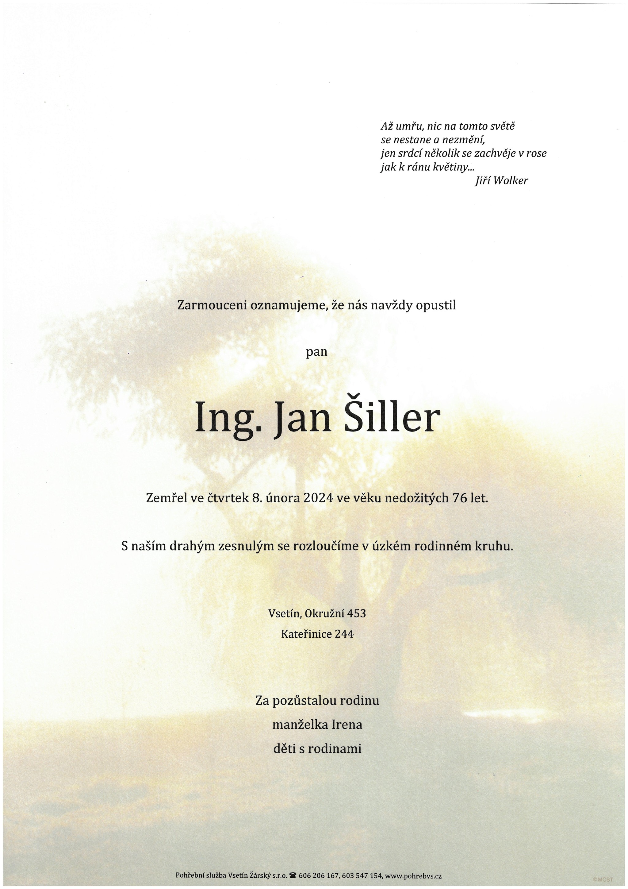 Ing. Jan Šiller