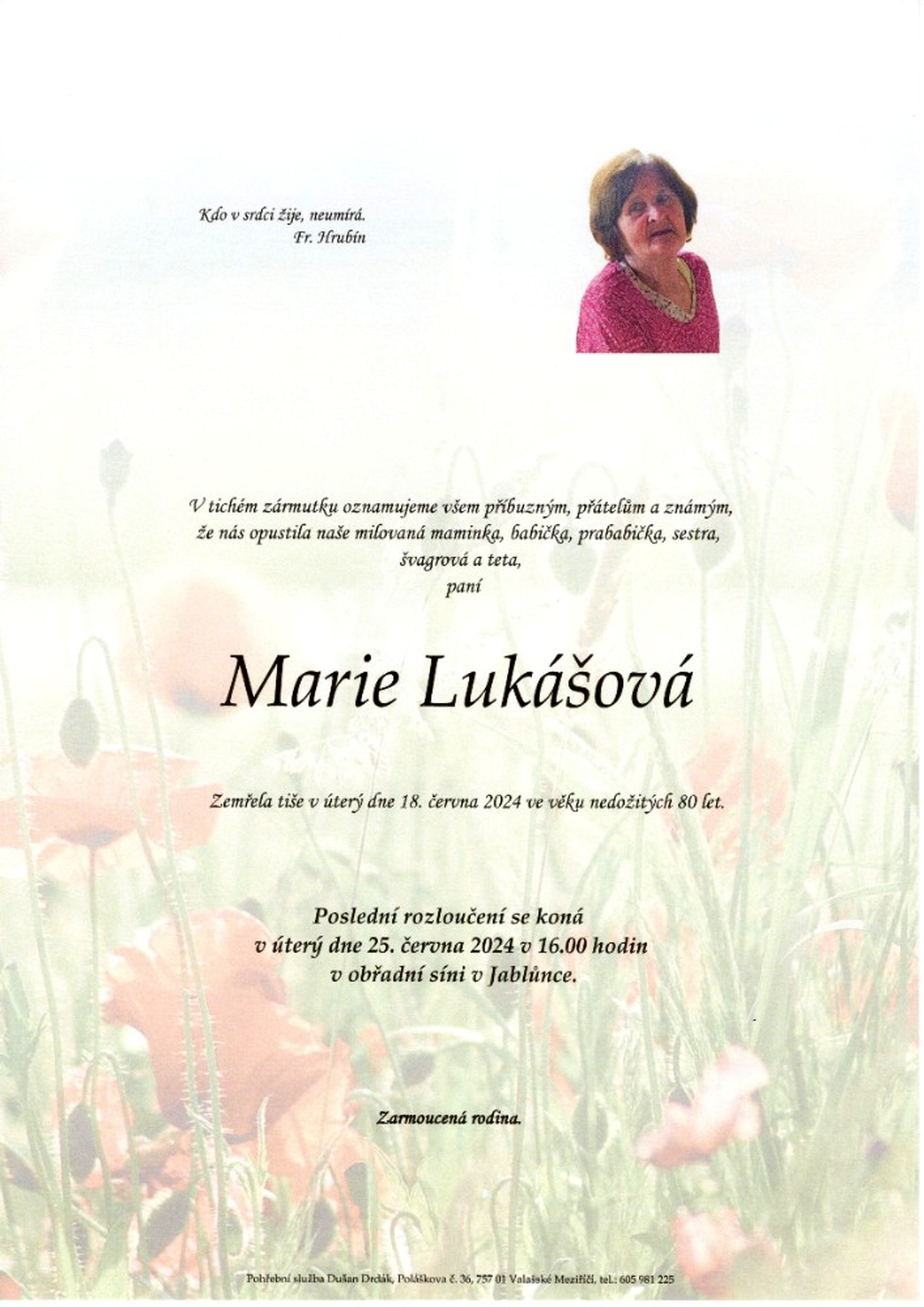 Marie Lukášová