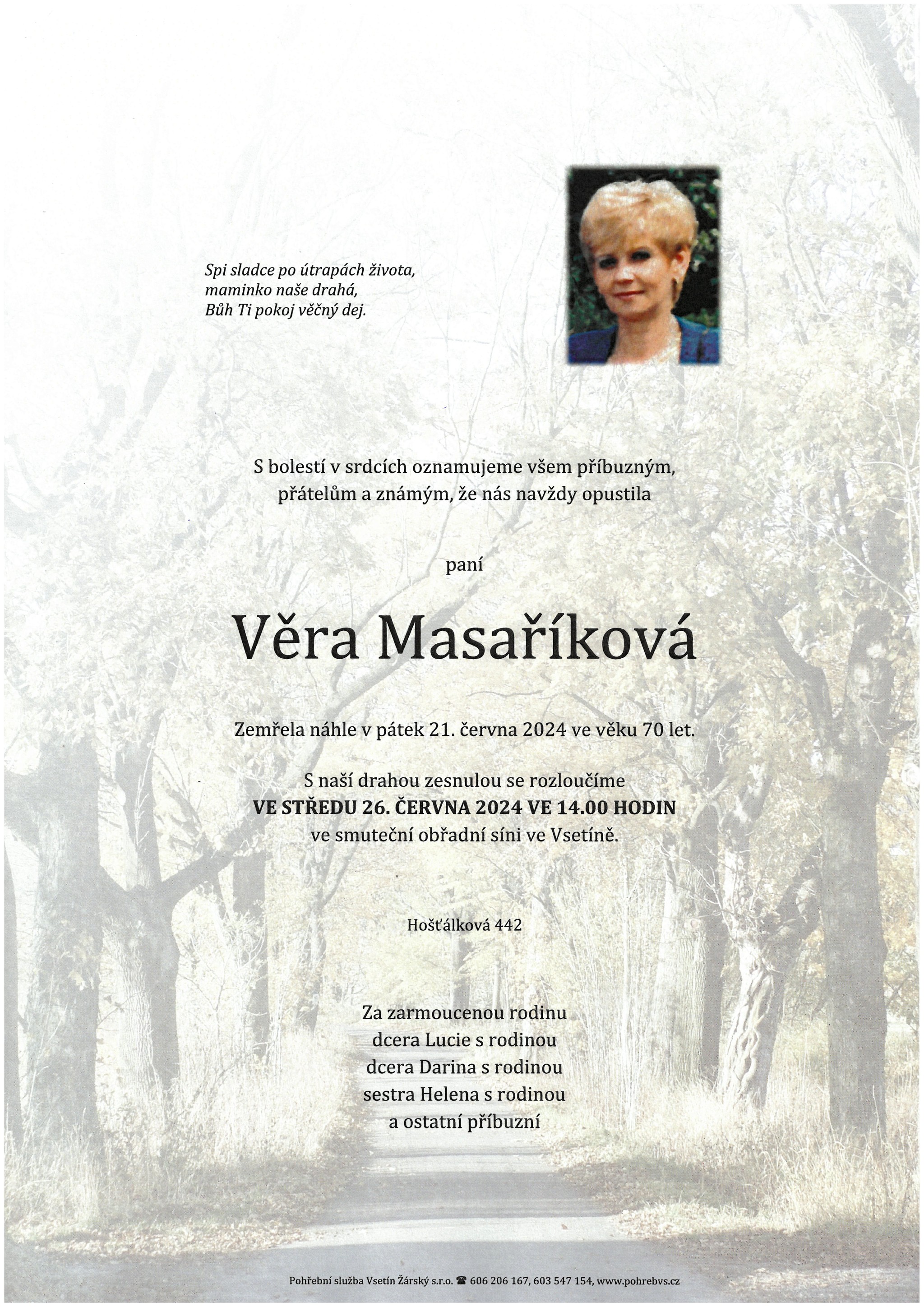 Věra Masaříková