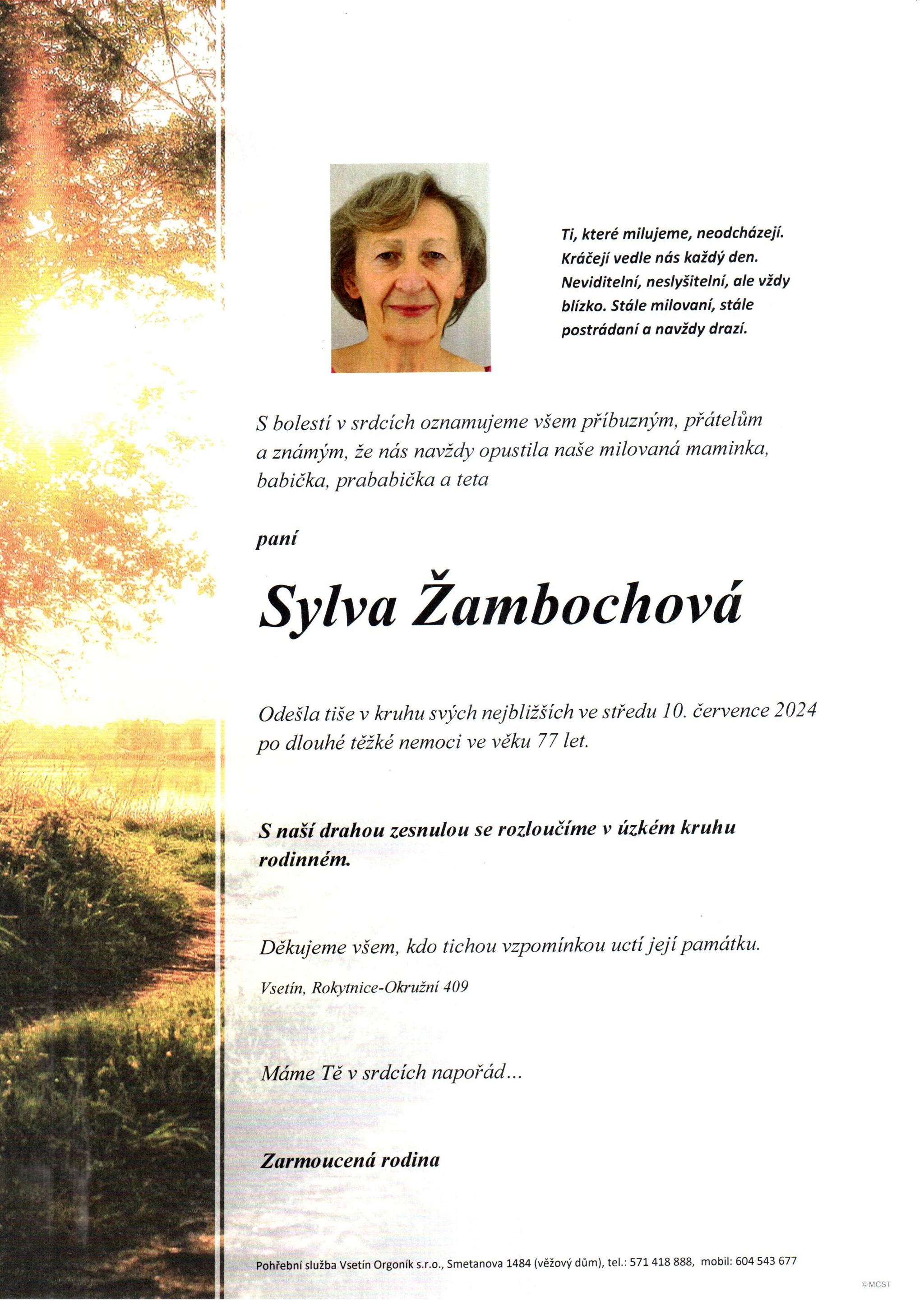 Sylva Žambochová