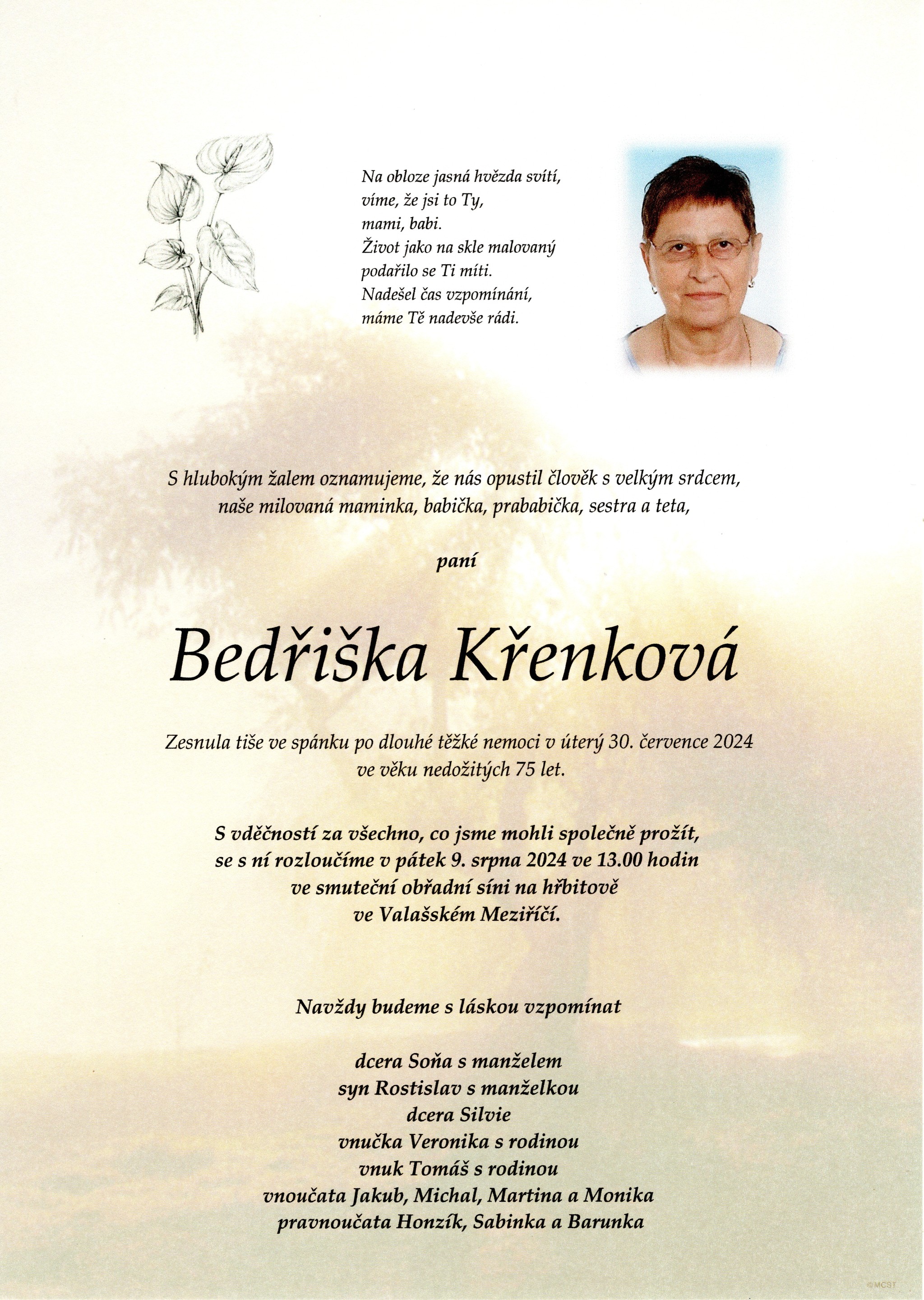 Bedřiška Křenková