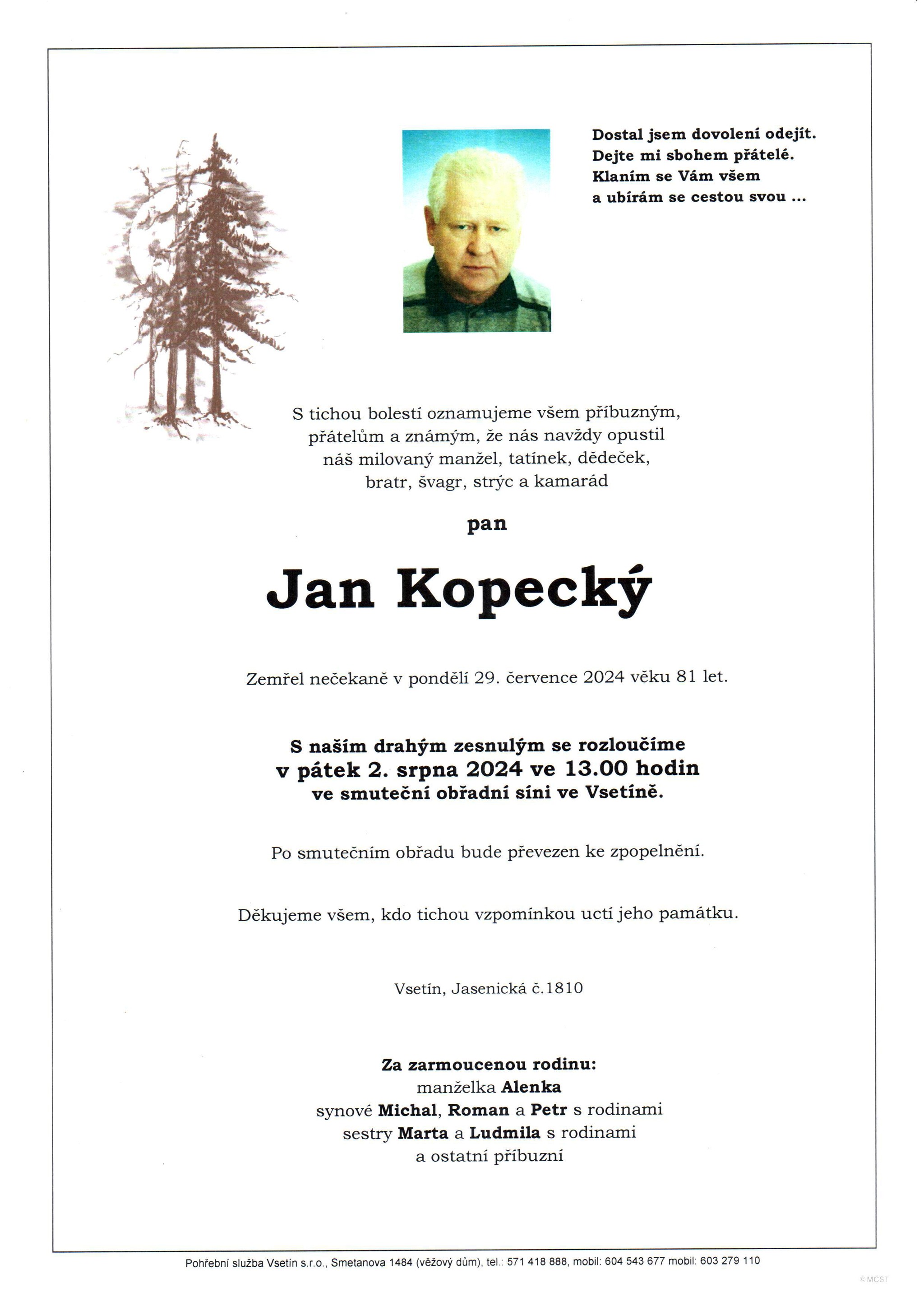 Jan Kopecký