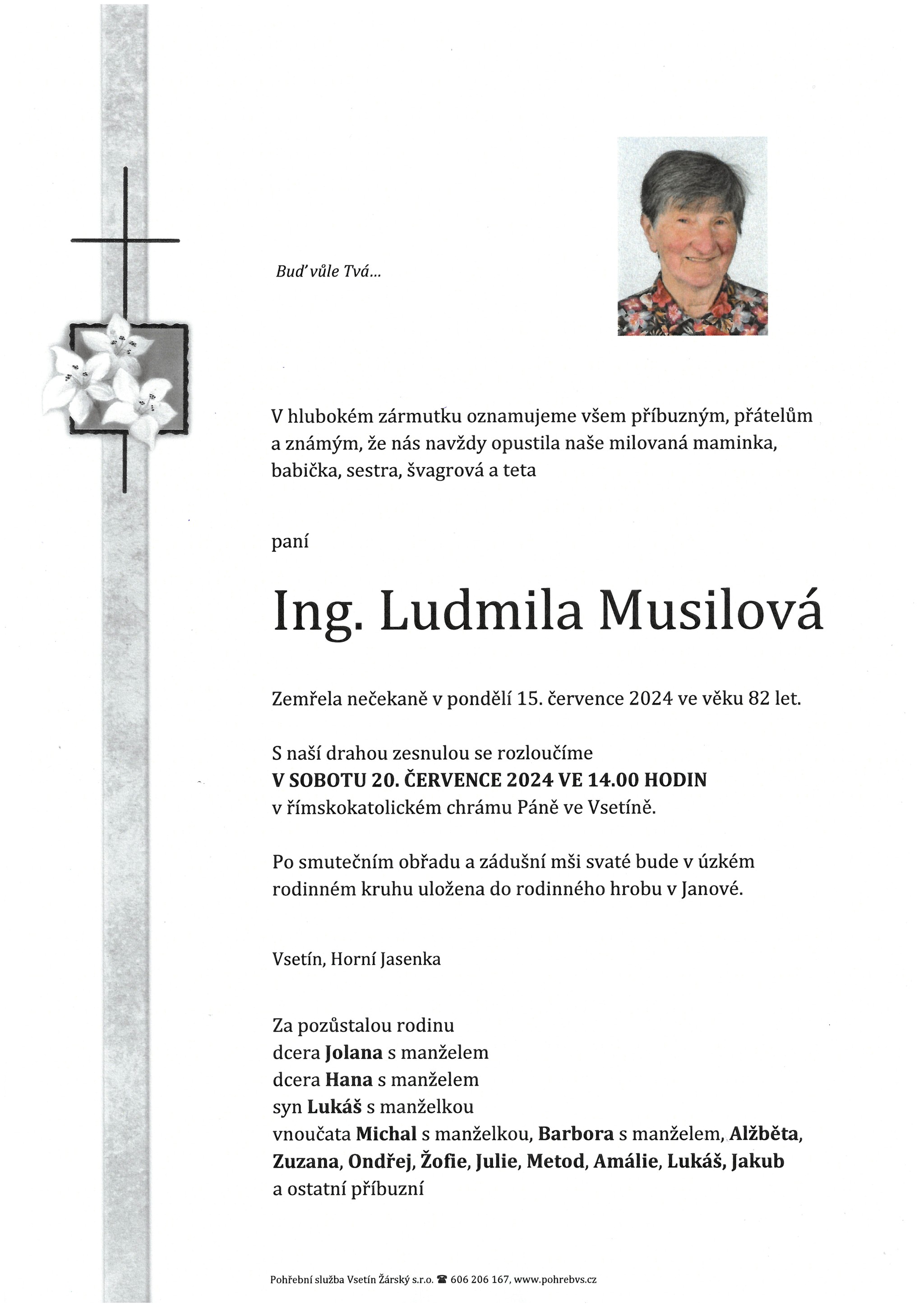 Ing. Ludmila Musilová