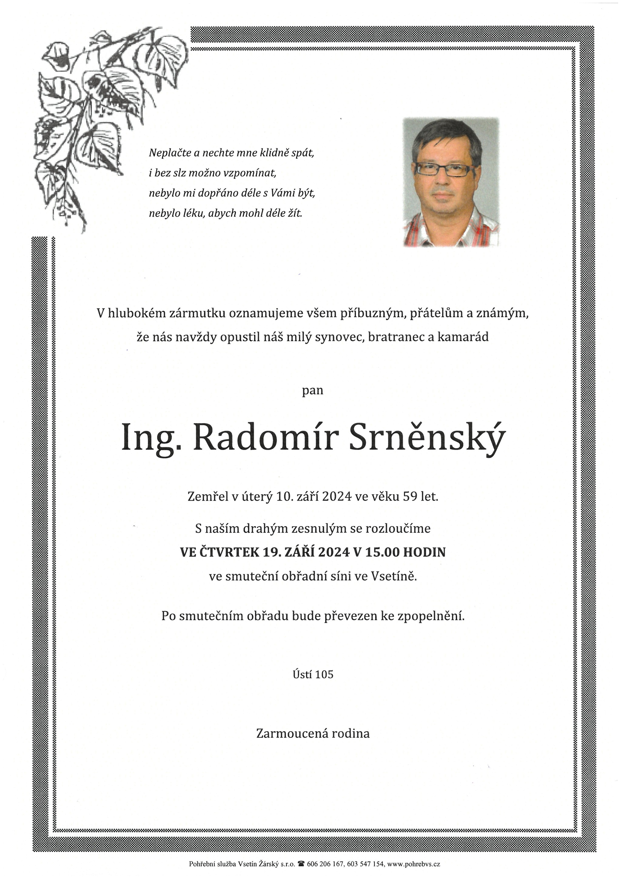 Ing. Radomír Srněnský