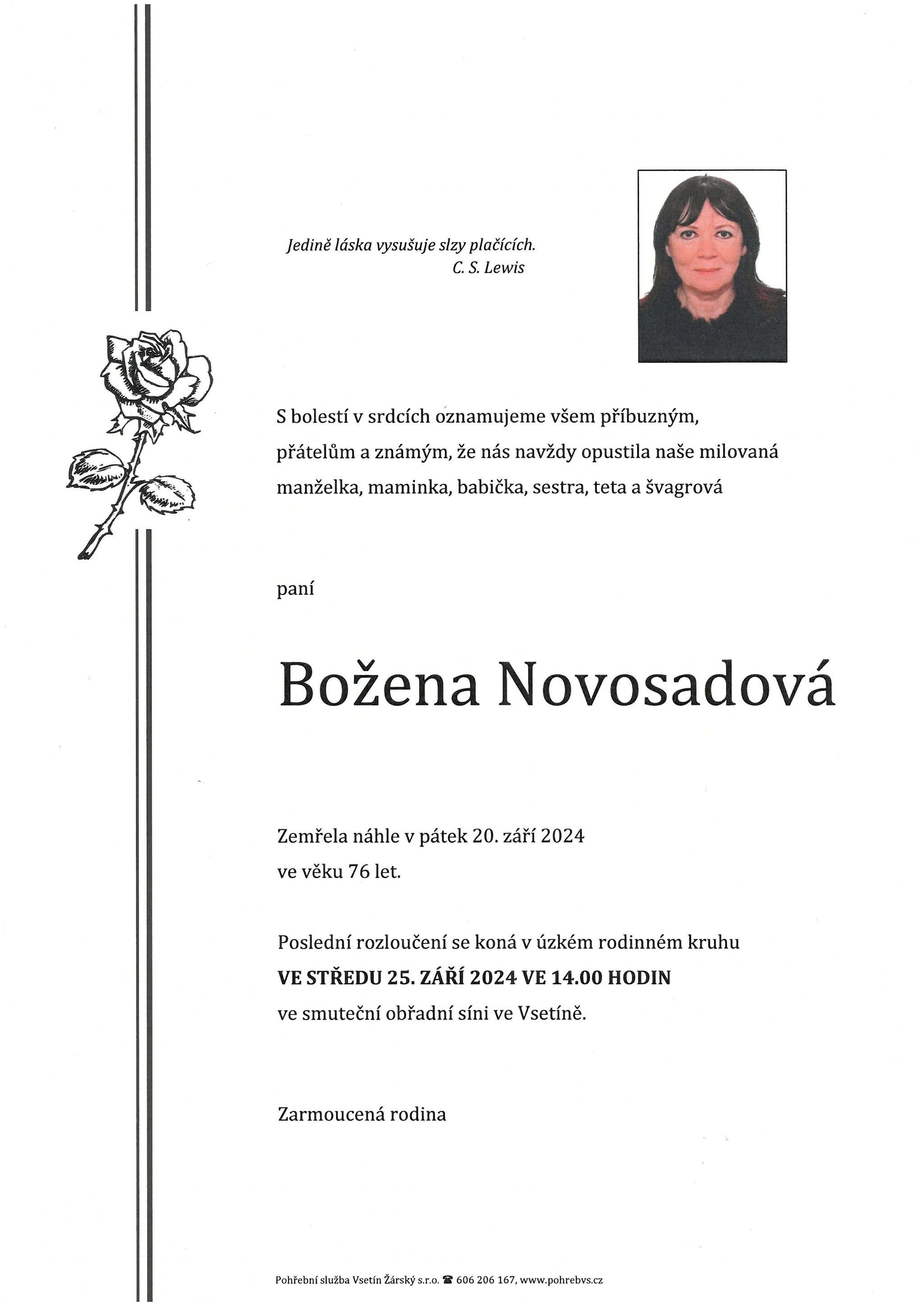 Božena Novosadová