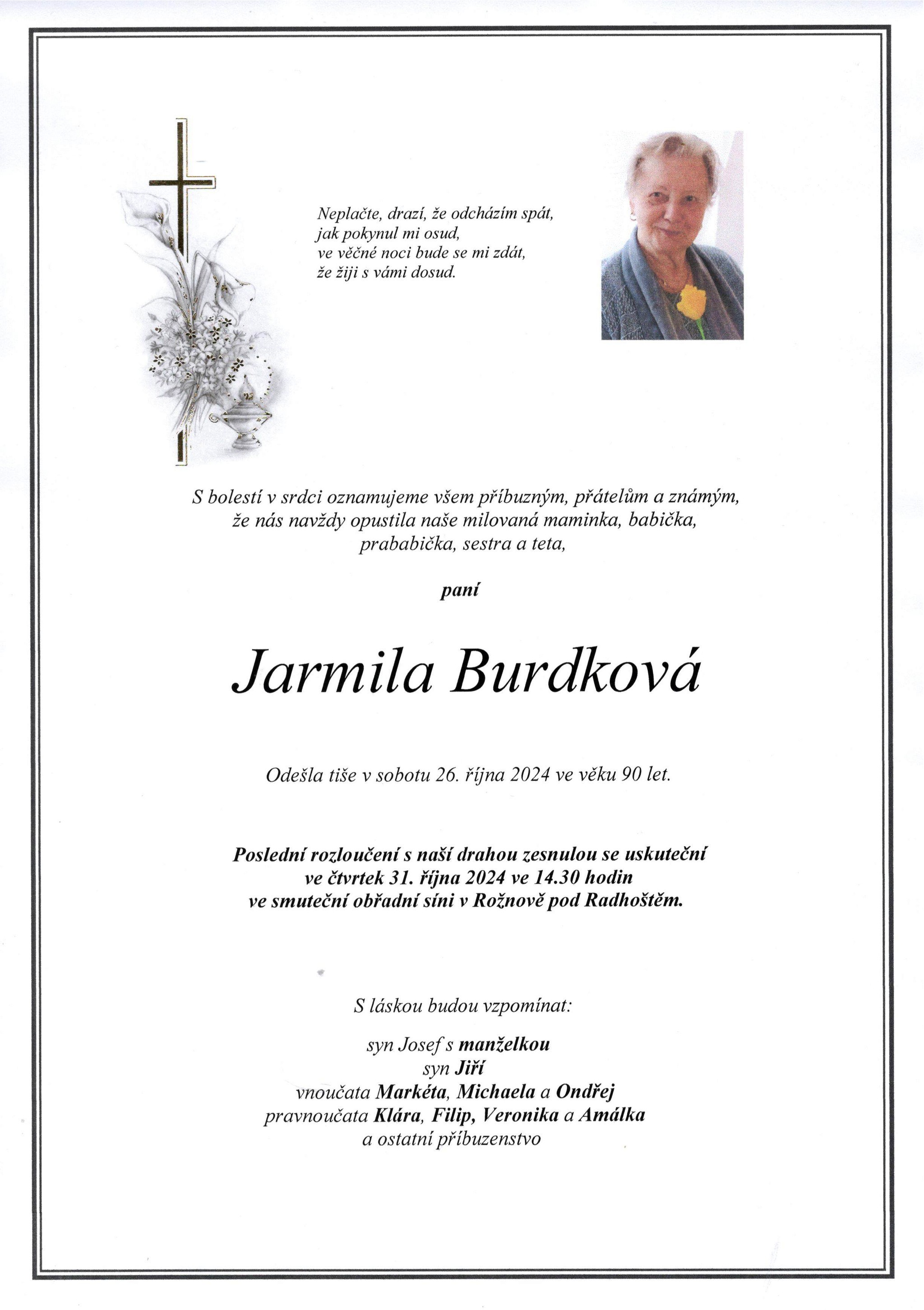 Jarmila Burdková