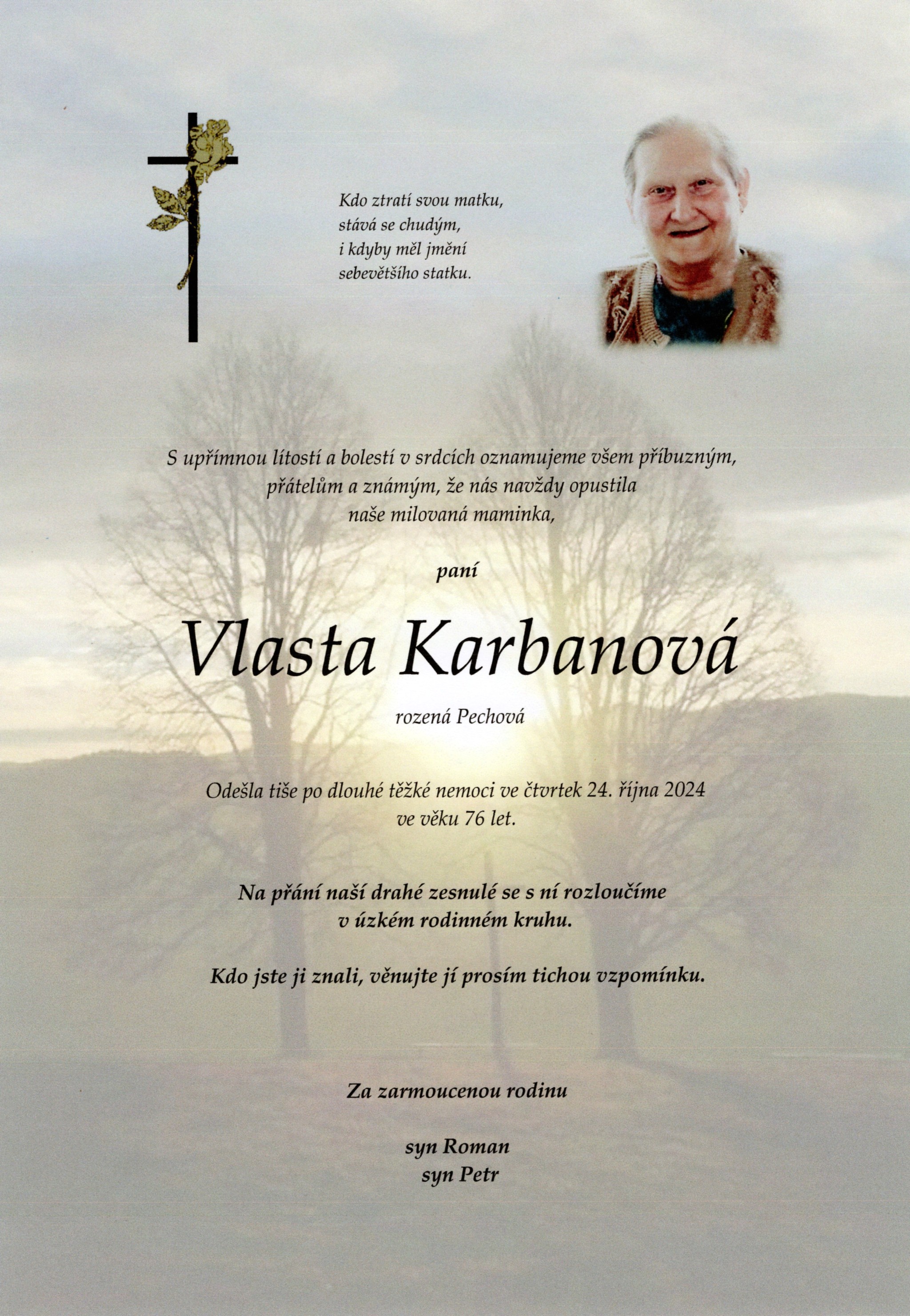 Vlasta Karbanová