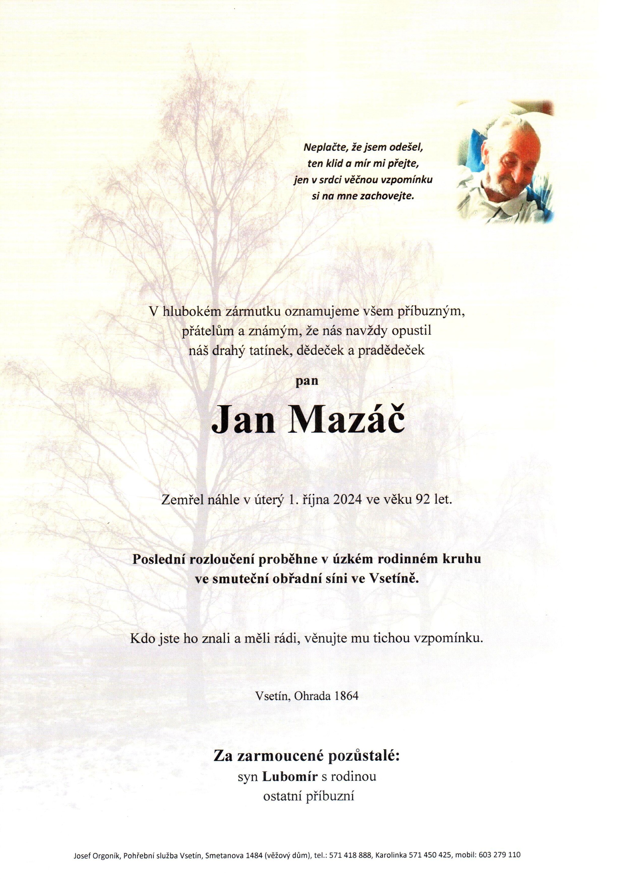 Jan Mazáč