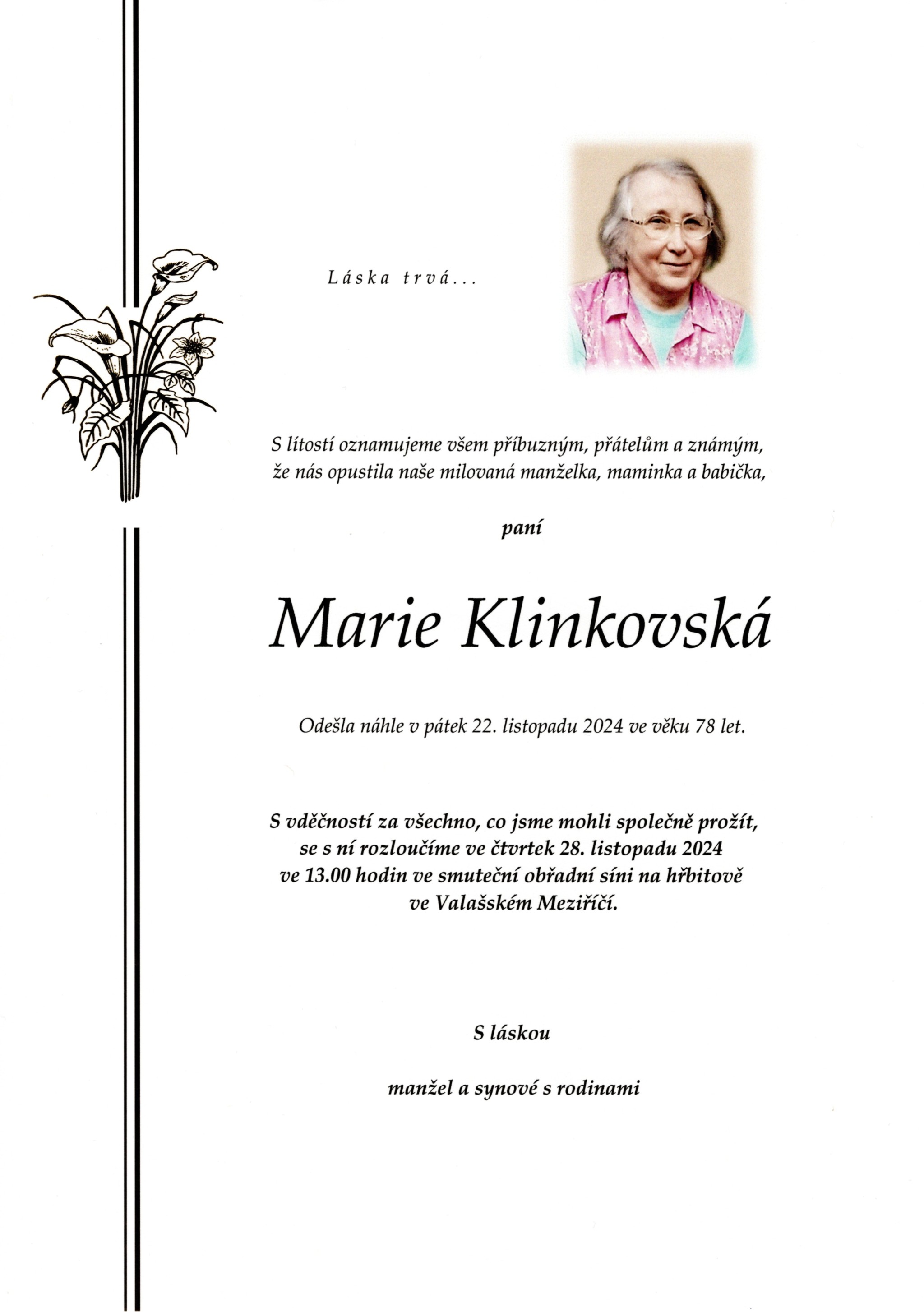 Marie Klinkovská