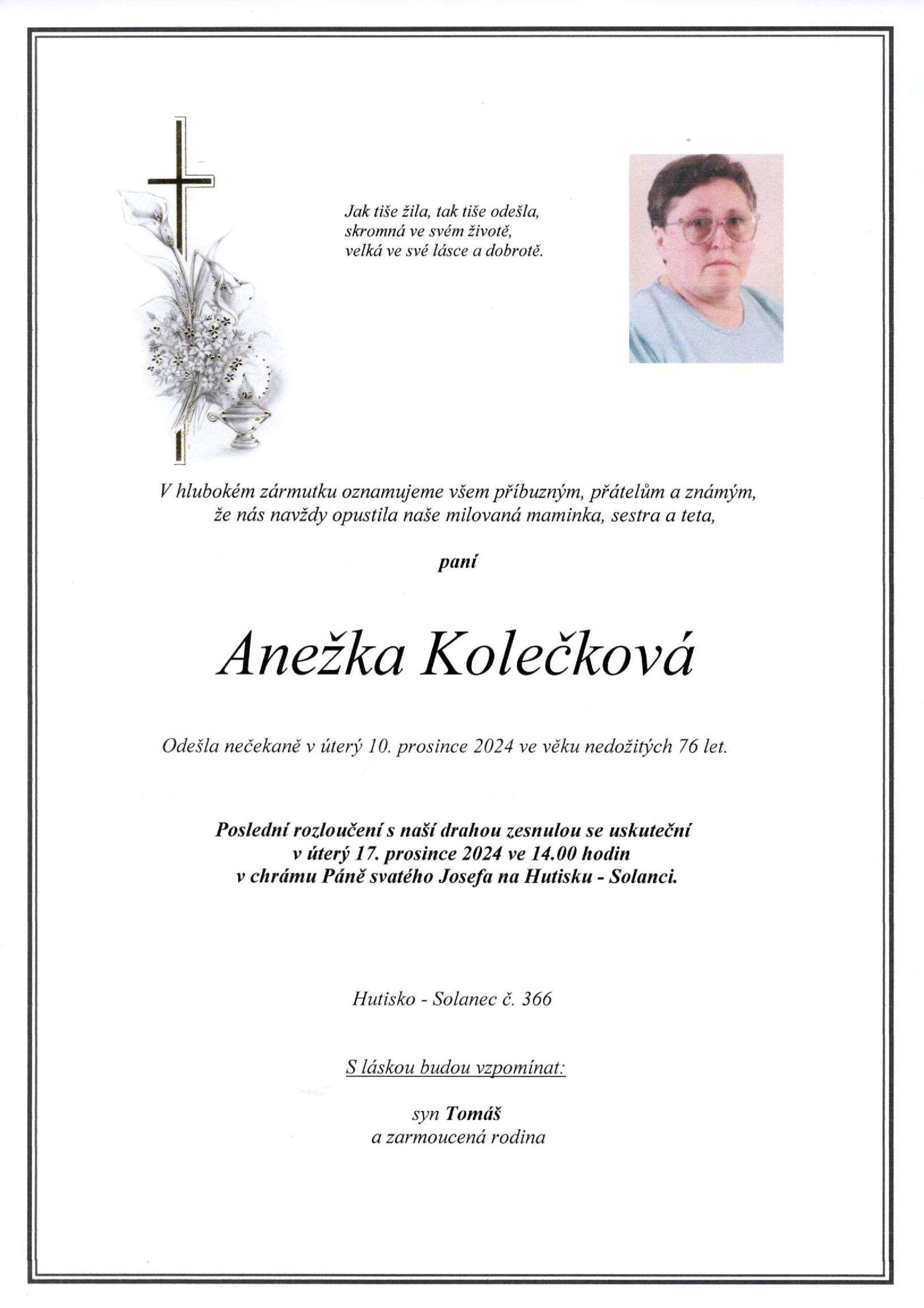 Anežka Kolečková