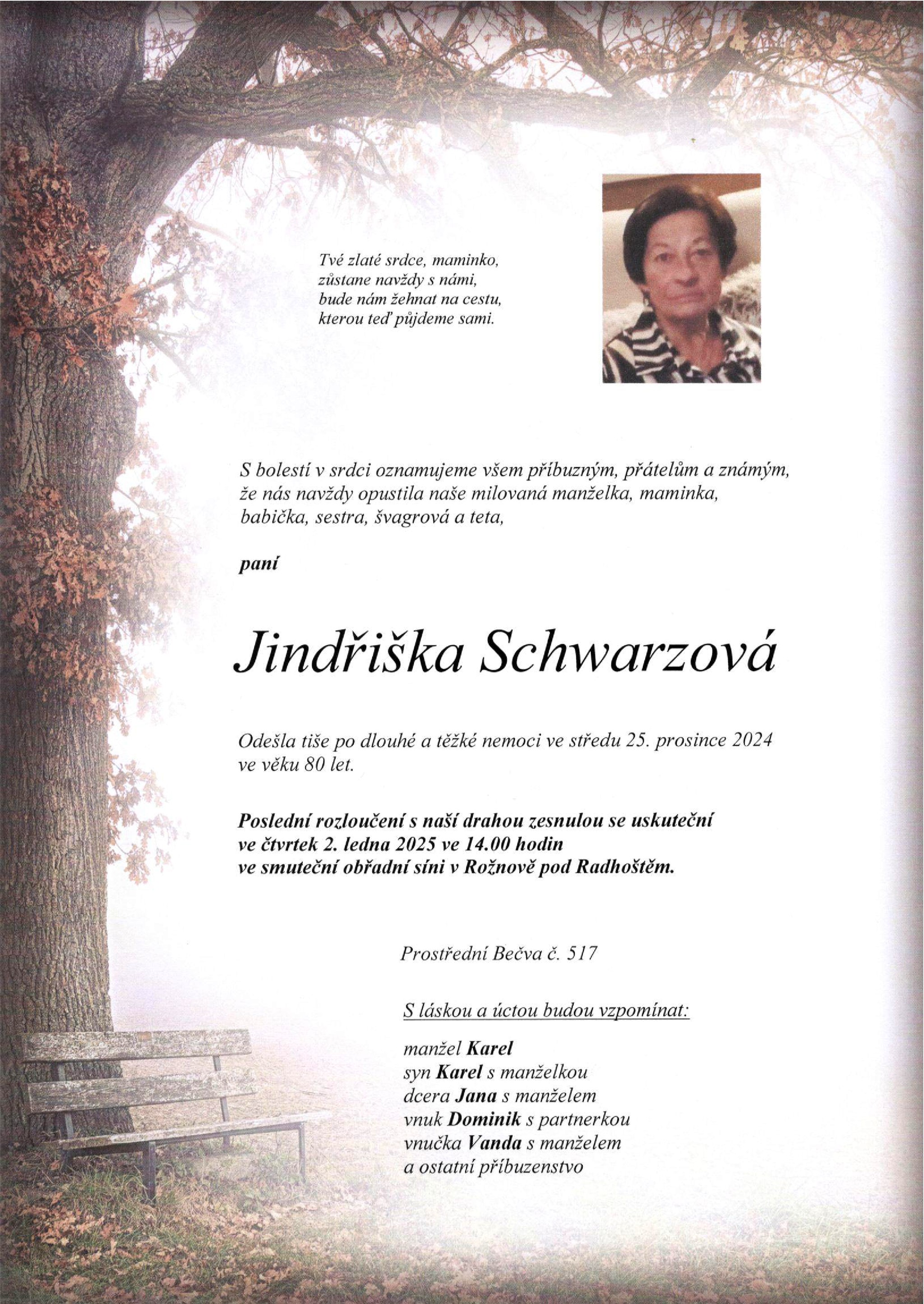 Jindřiška Schwarzová