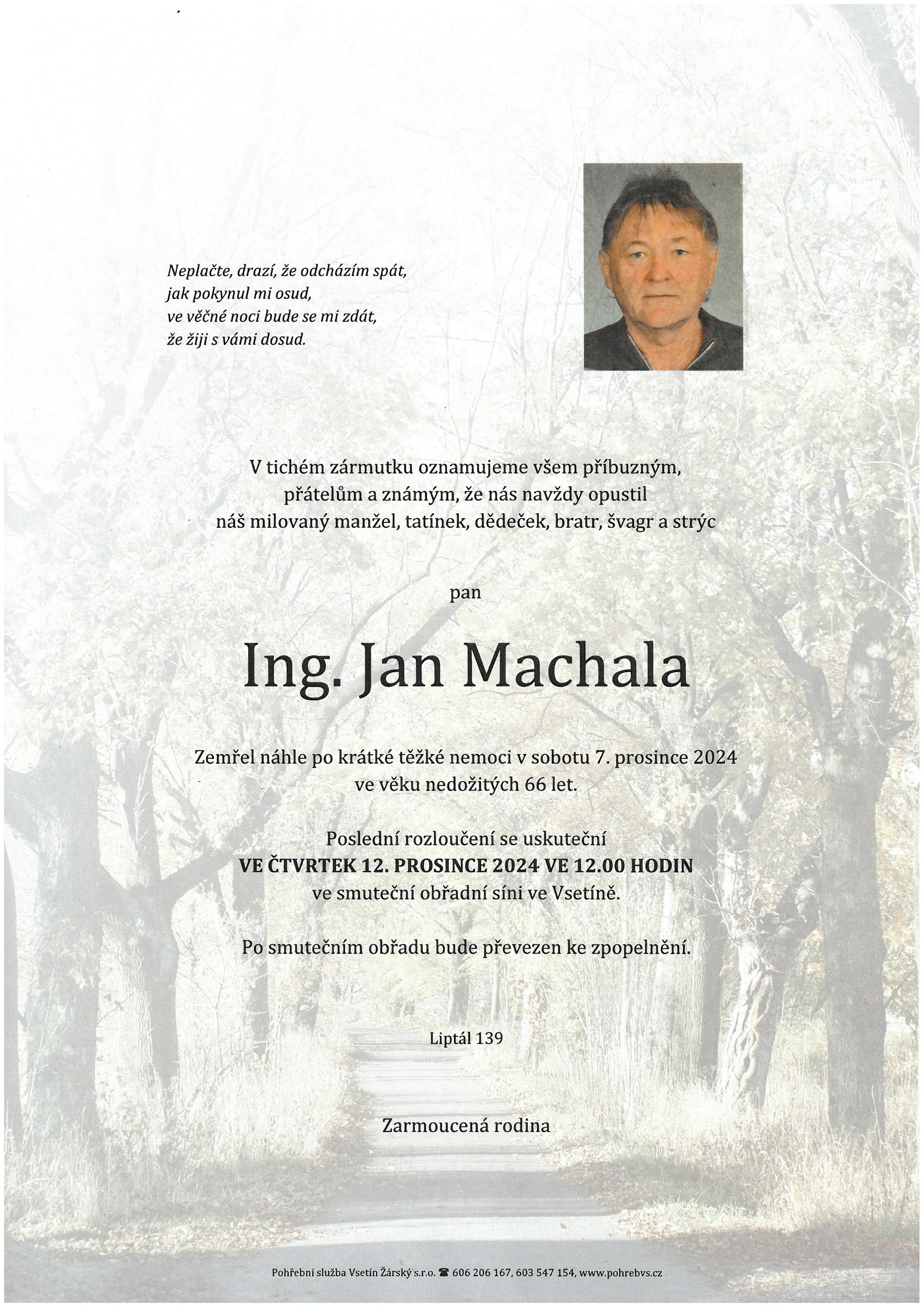 Ing. Jan Machala