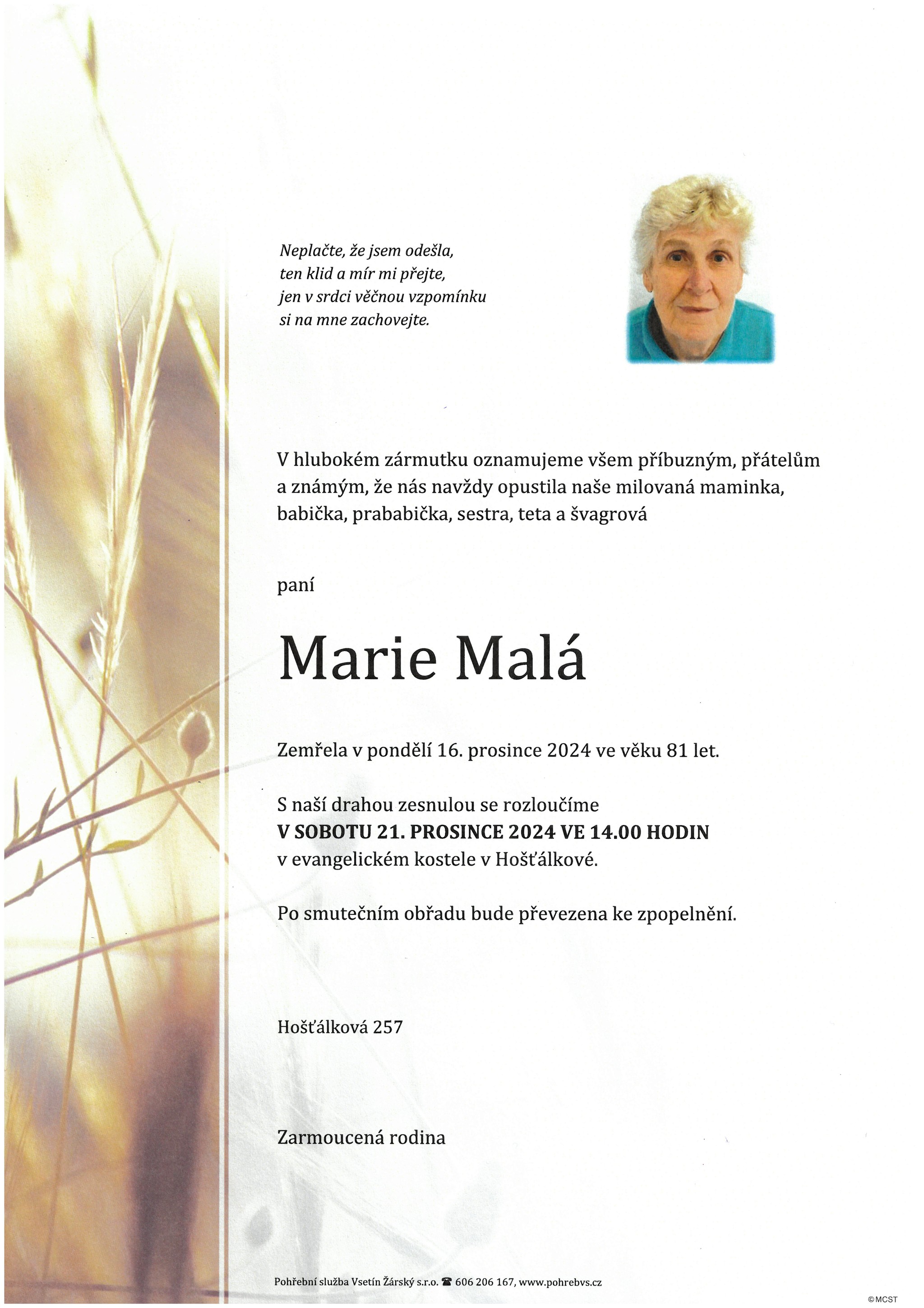 Marie Malá