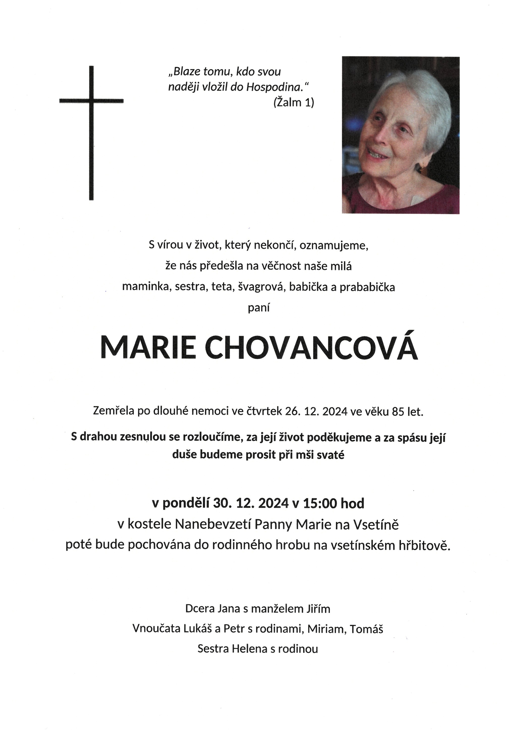 Marie Chovancová