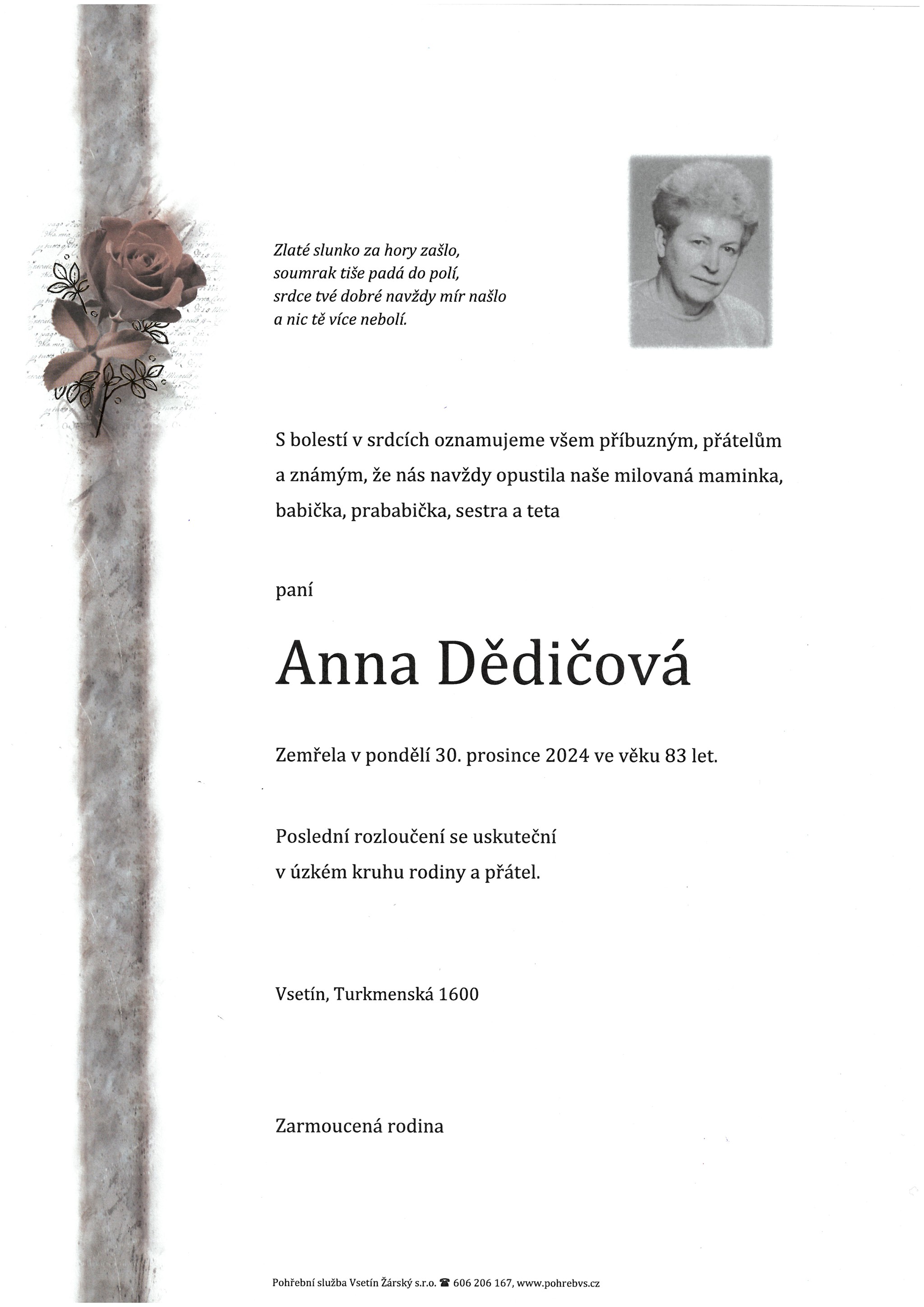 Anna Dědičová