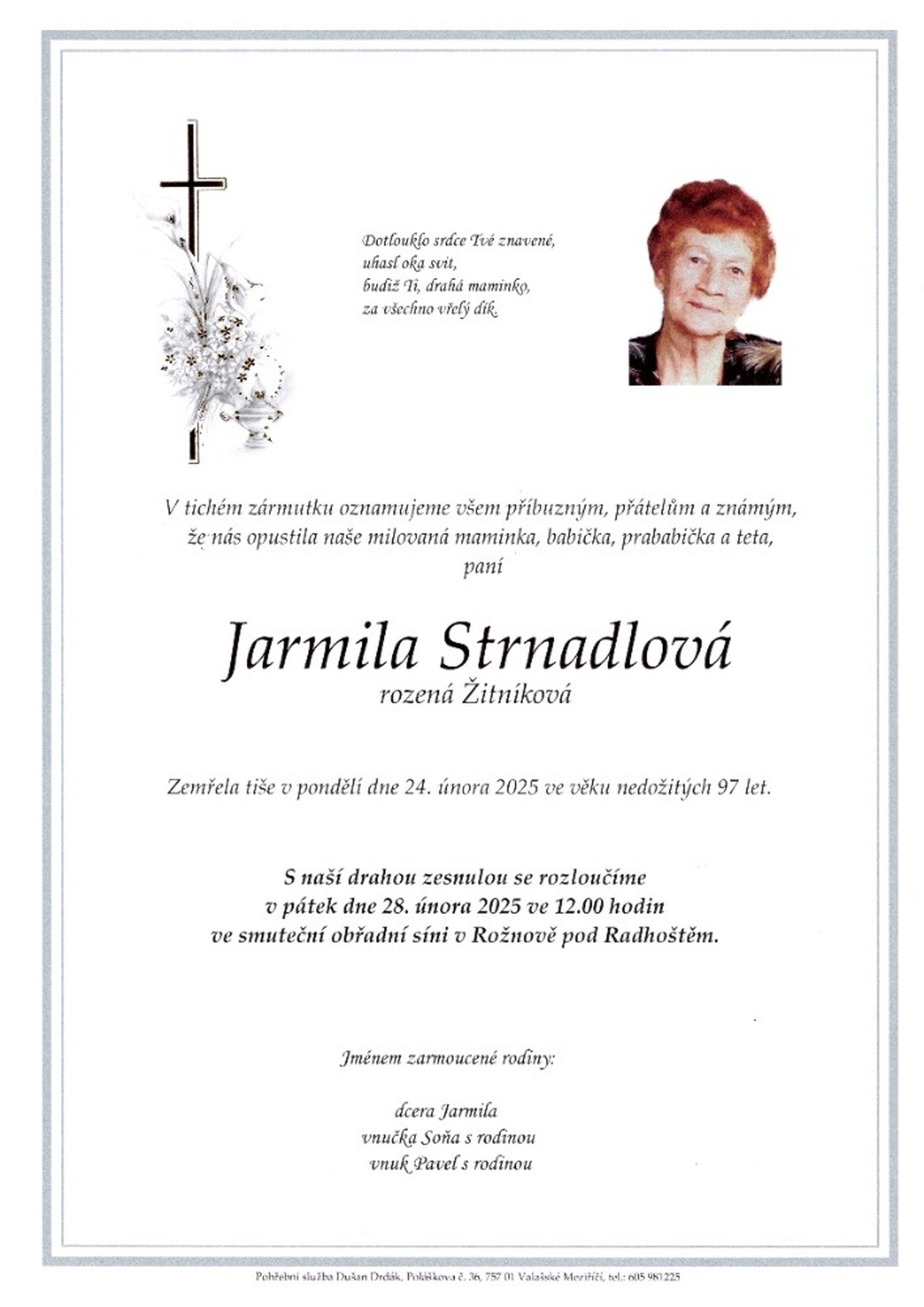 Jarmila Strnadlová