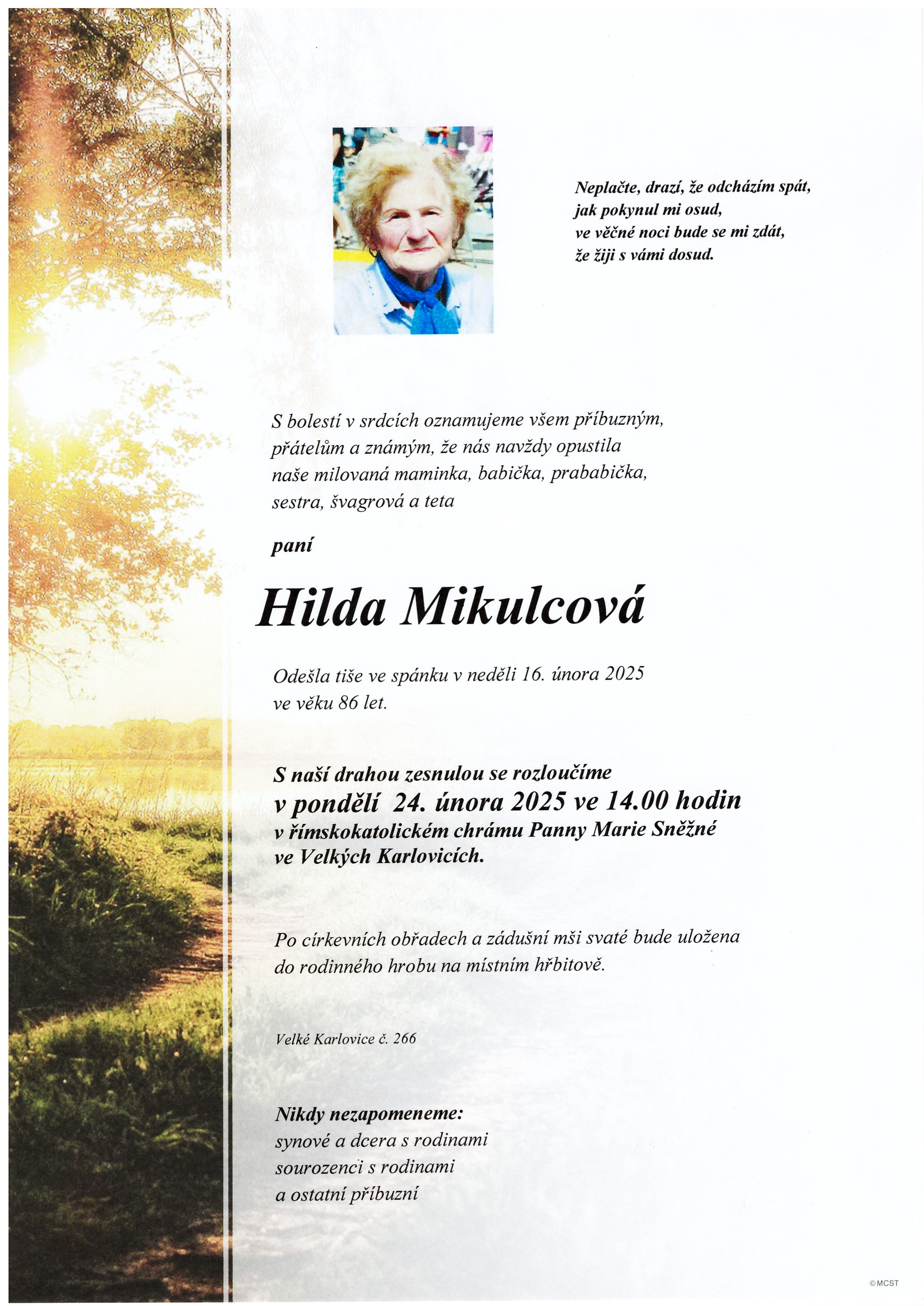 Hilda Mikulcová