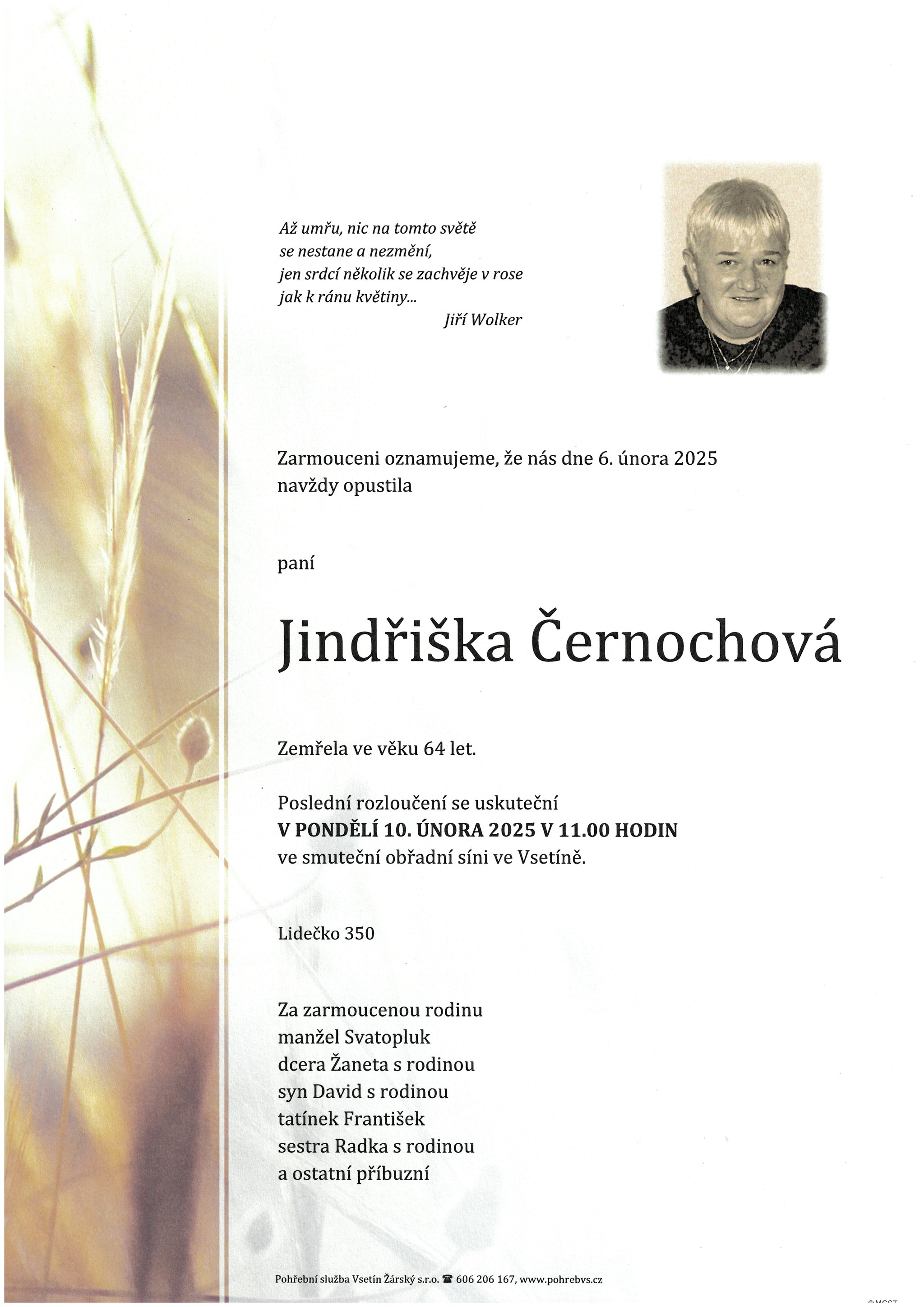 Jindřiška Černochová